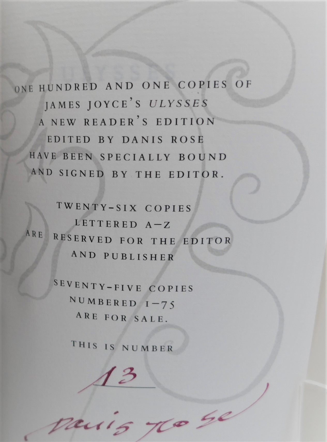 Ulysses. Limited Edition of 75 Copies (2004) - Image 7