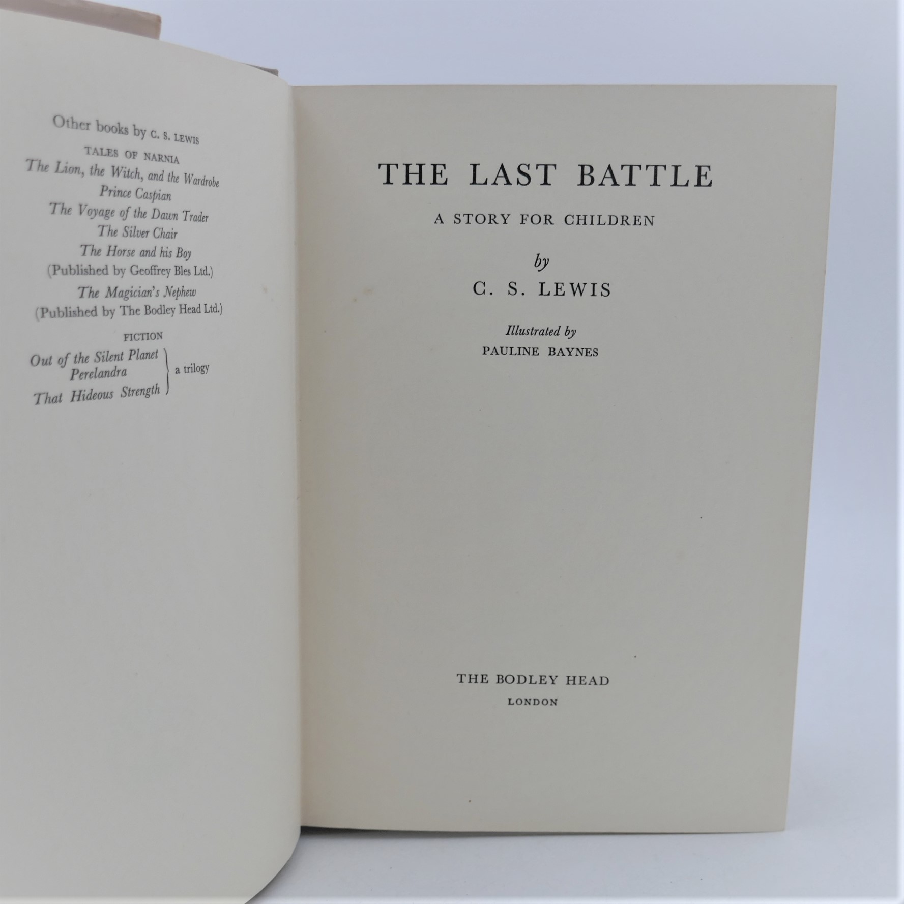 The Last Battle. A Story for Children (1964) - Image 4