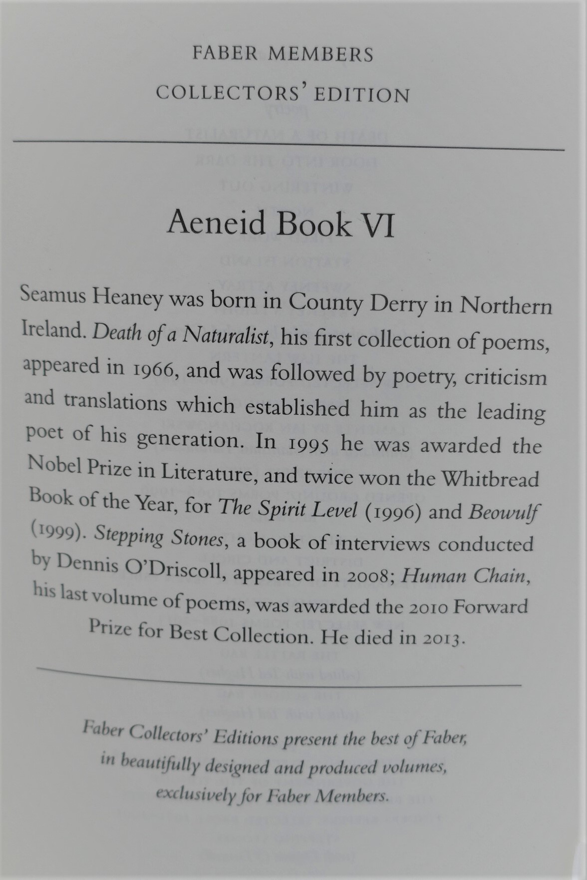 Aeneid Book VI. Faber Members Collectors' Edition (2016) - Image 2