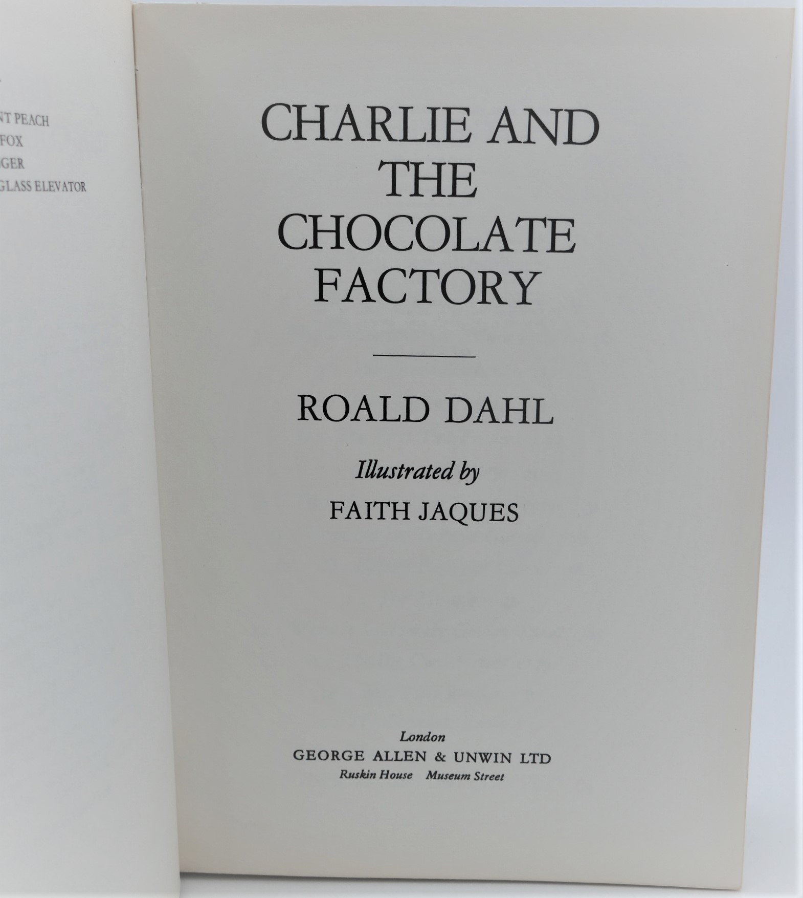 Charlie and the Chocolate Factory. With Author's Signature (1980) - Image 2