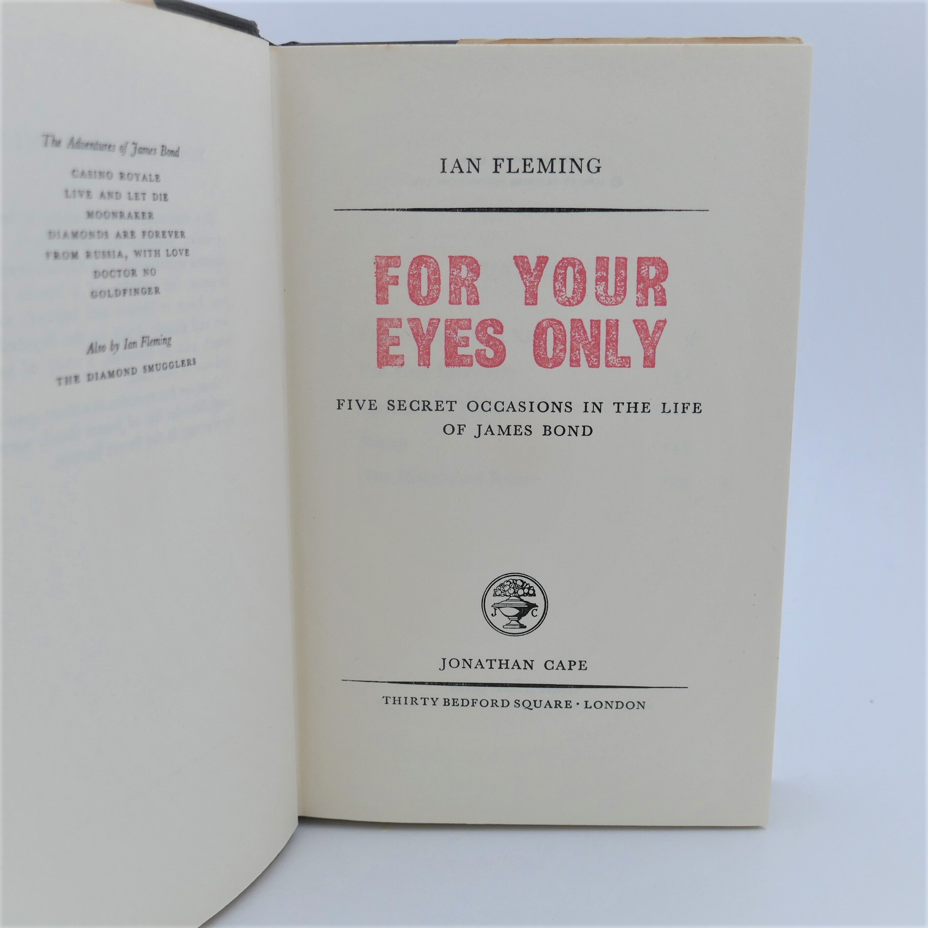 For Your Eyes Only. First Edition (1960) - Image 4