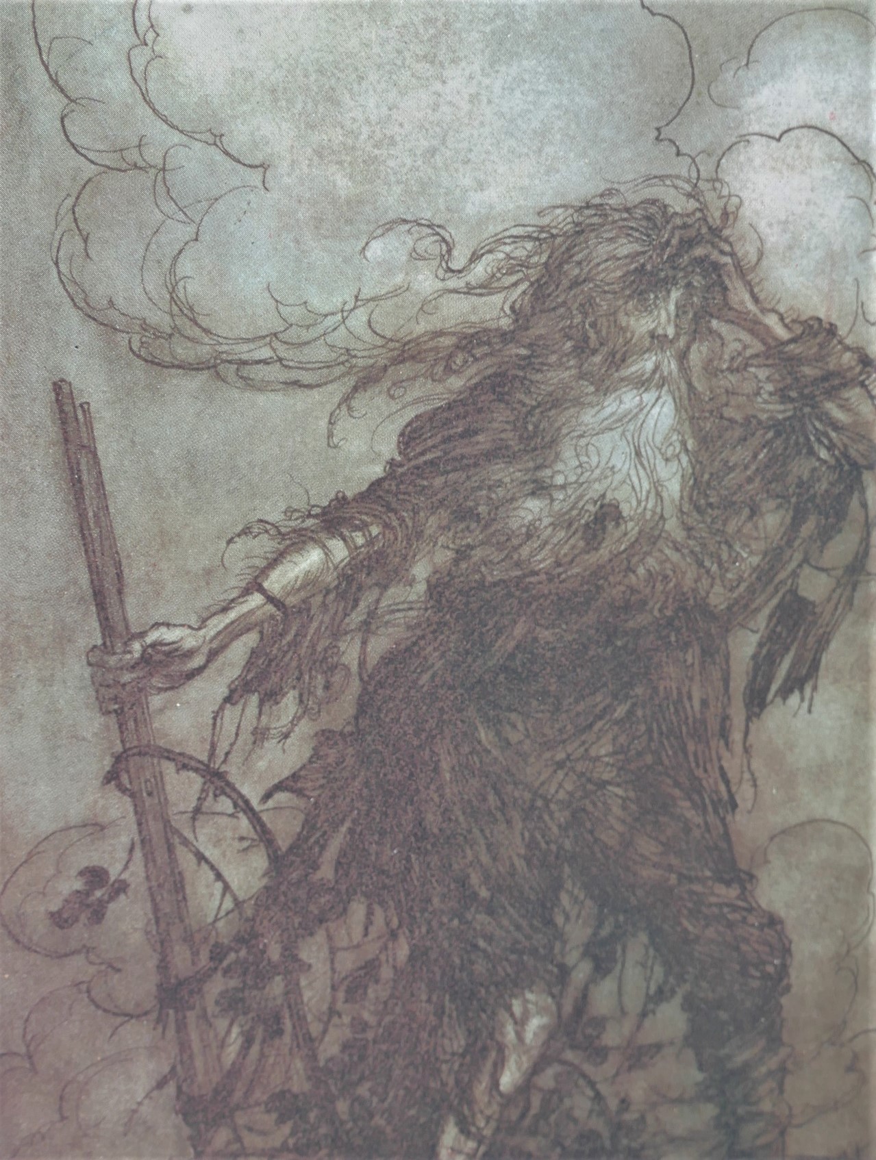 Rip Van Winkle. Illustrated by Arthur Rackham (1919) - Image 2