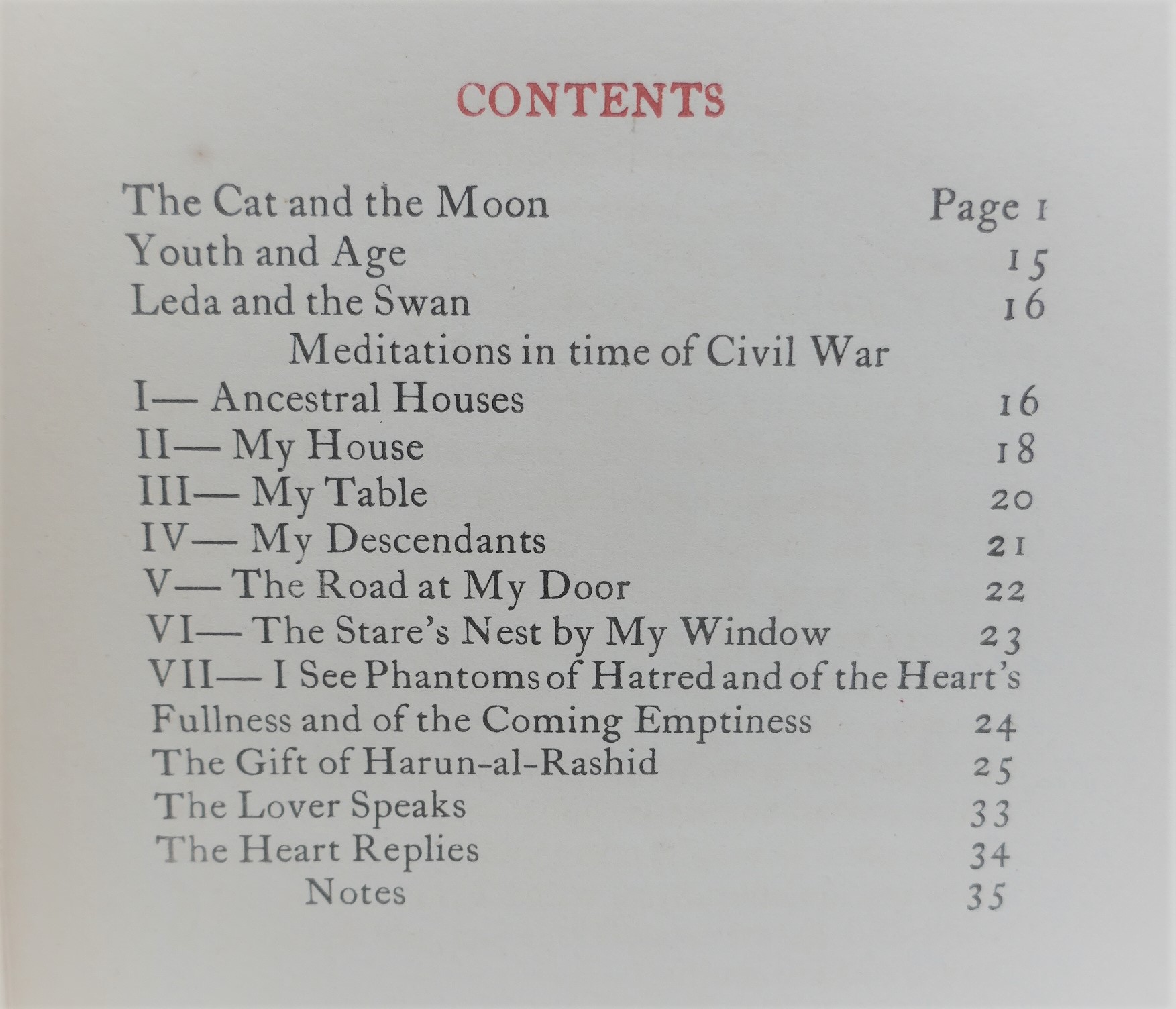 The Cat and the Moon and Certain Poems. Inscribed by the Author (1924) - Image 5