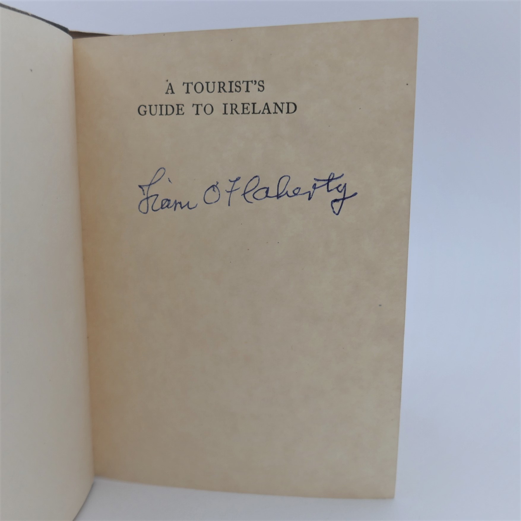 A Tourist's Guide to Ireland. Signed by the Author (1929) - Image 3