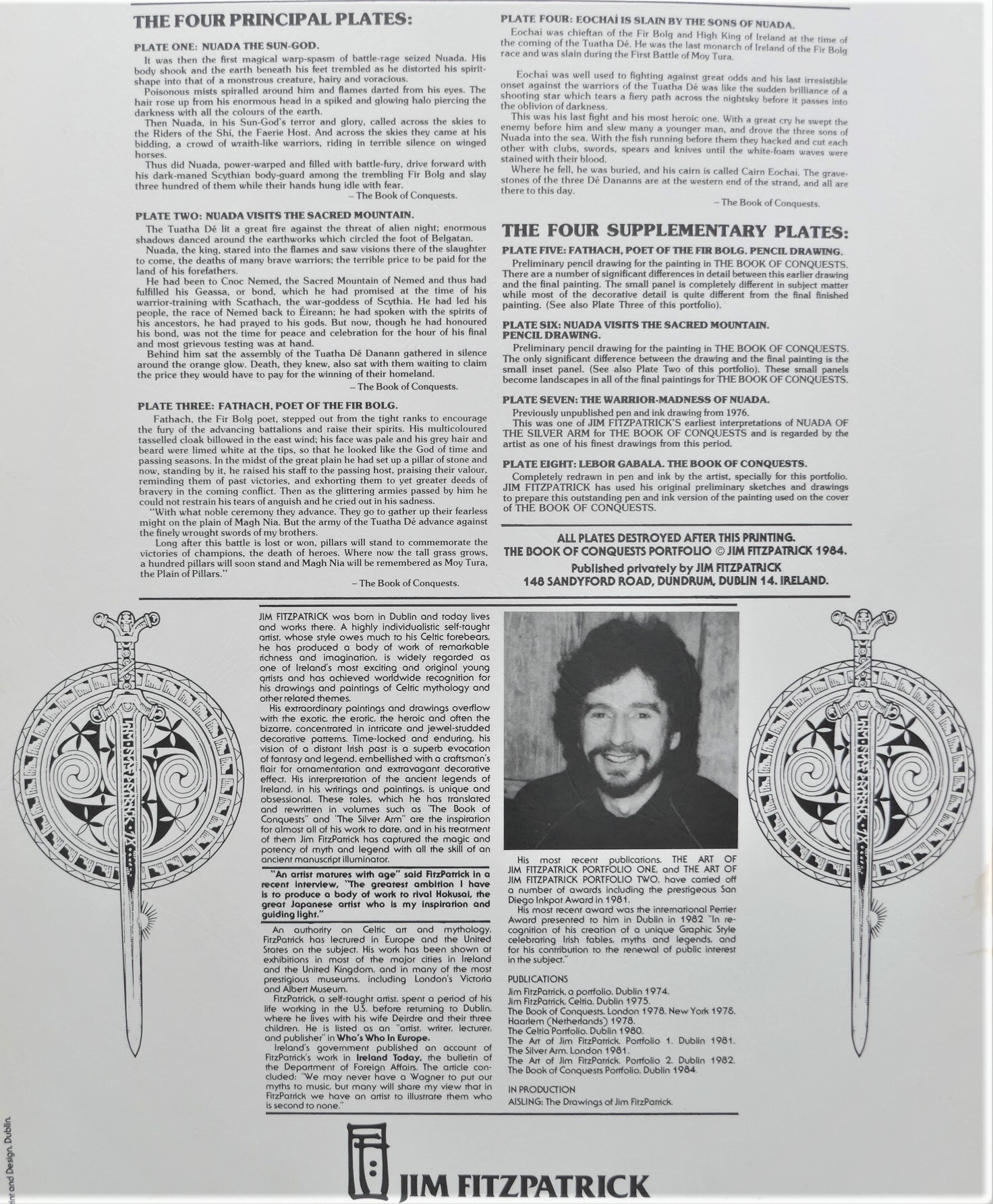The Book of Conquests. Limited Edition Portfolio (1984) - Image 3