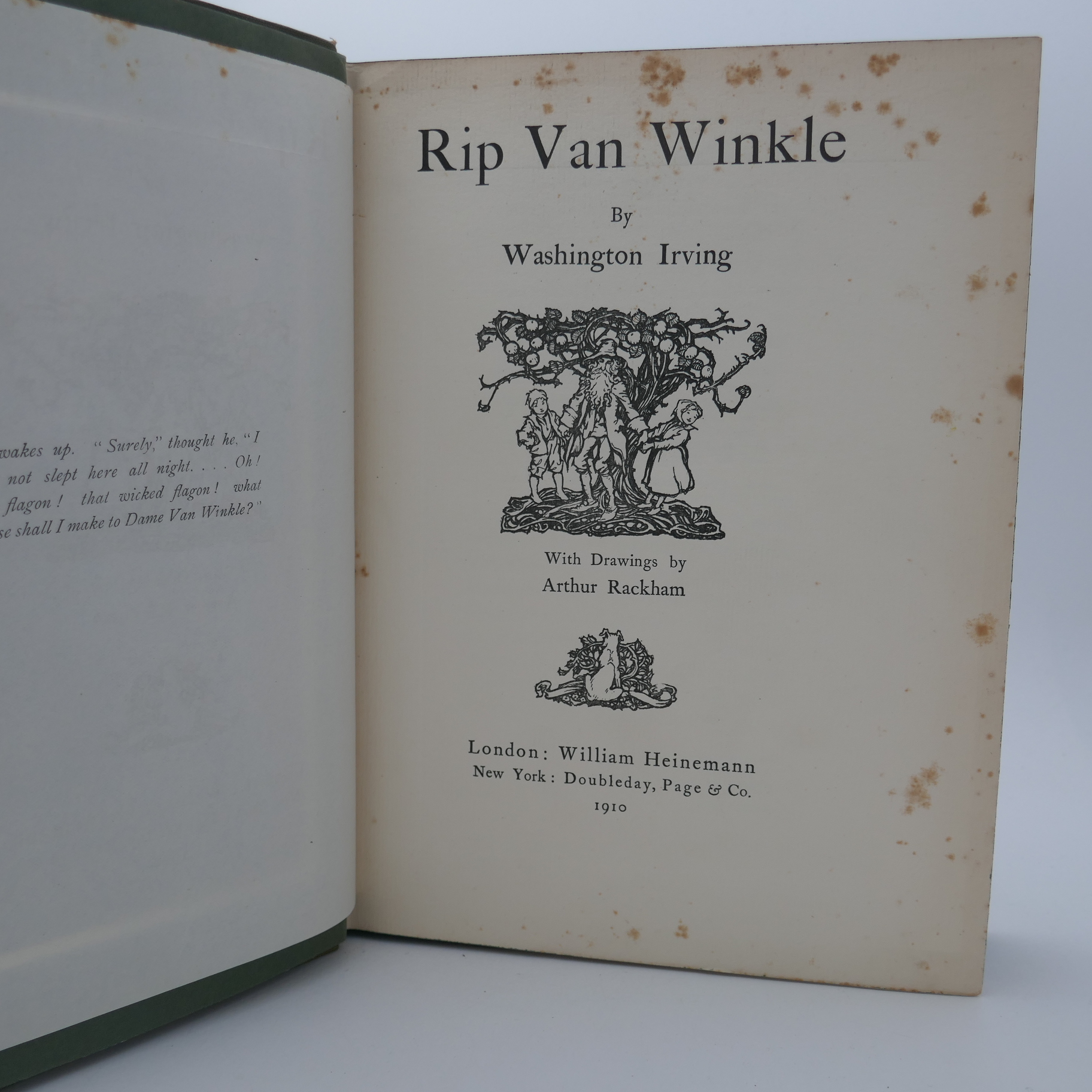 Rip Van Winkle. Illustrated by Arthur Rackham (1919) - Image 7
