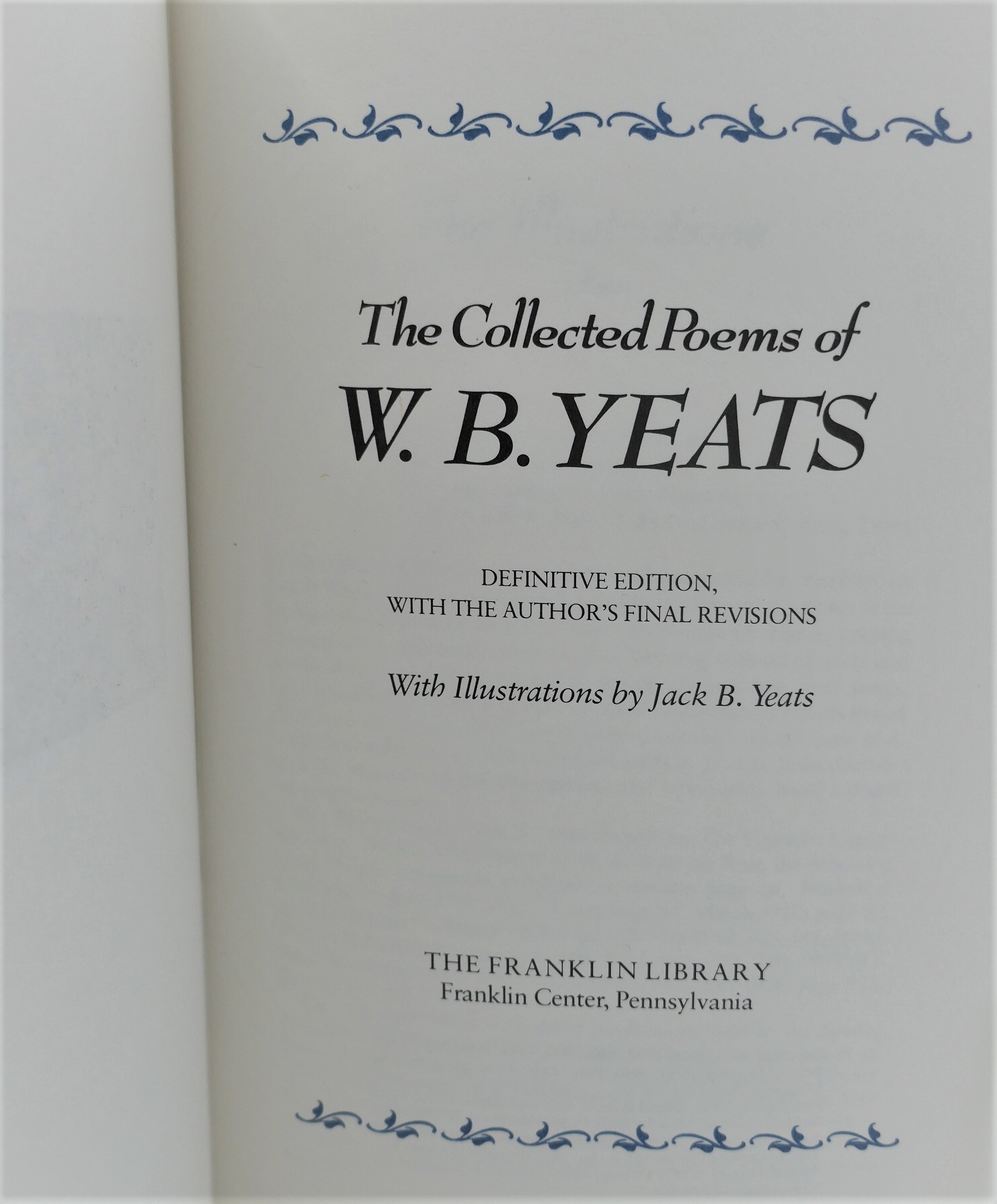 The Collected Poems of W.B. Yeats. Illustration by Jack B. Yeats (1979) - Image 4