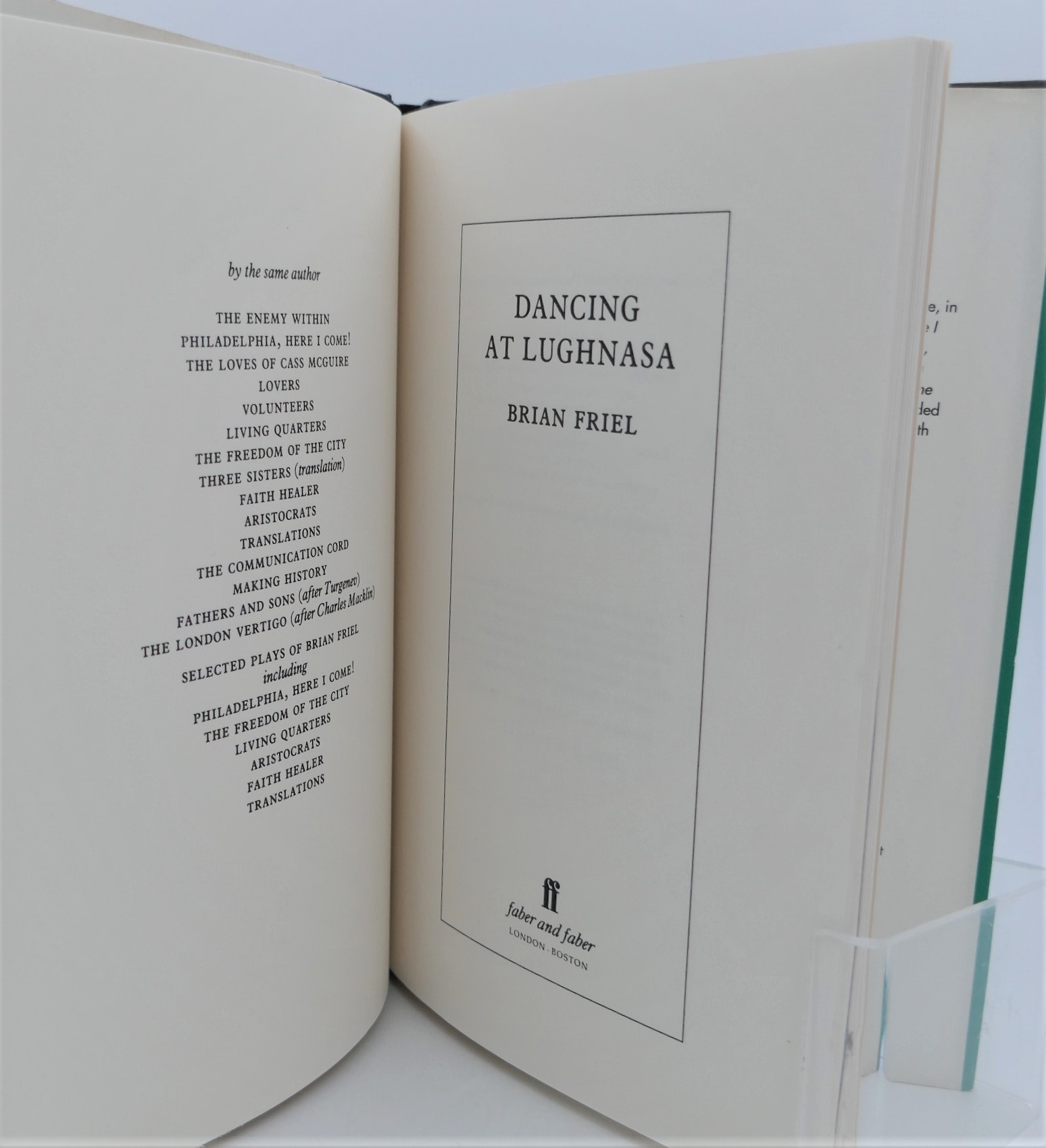 Dancing at Lughnasa. First Edition (1990) - Image 5