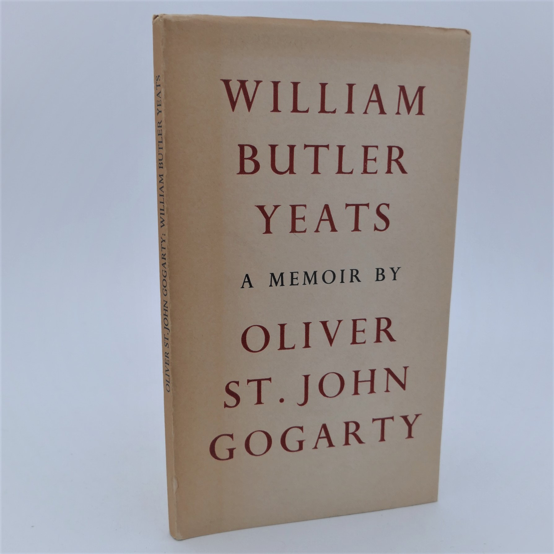 William Butler Yeats. A Memoir (1963)