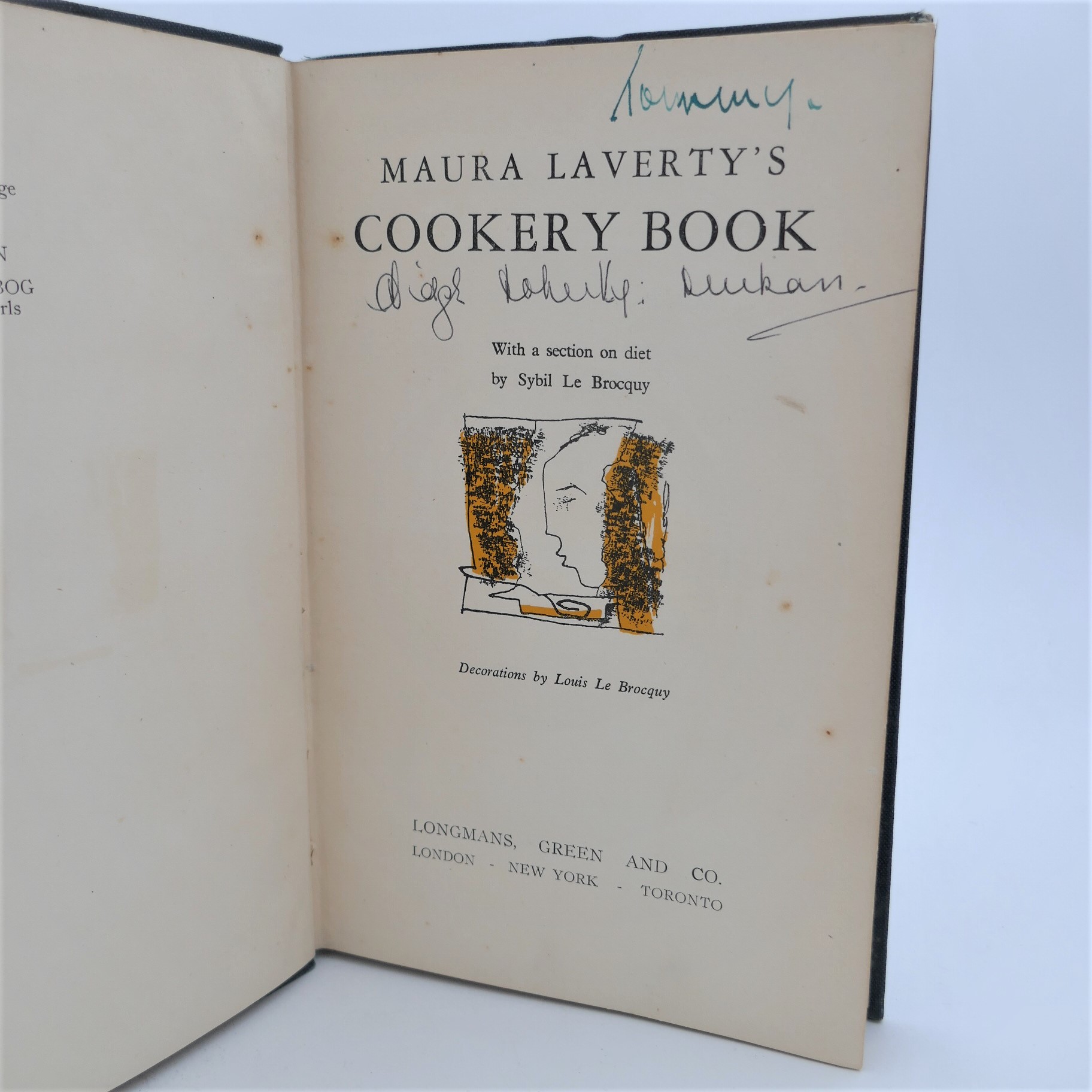 Maura Laverty's Cookery Book. Illustrated by Louis Le Brocquy (1946) - Image 2