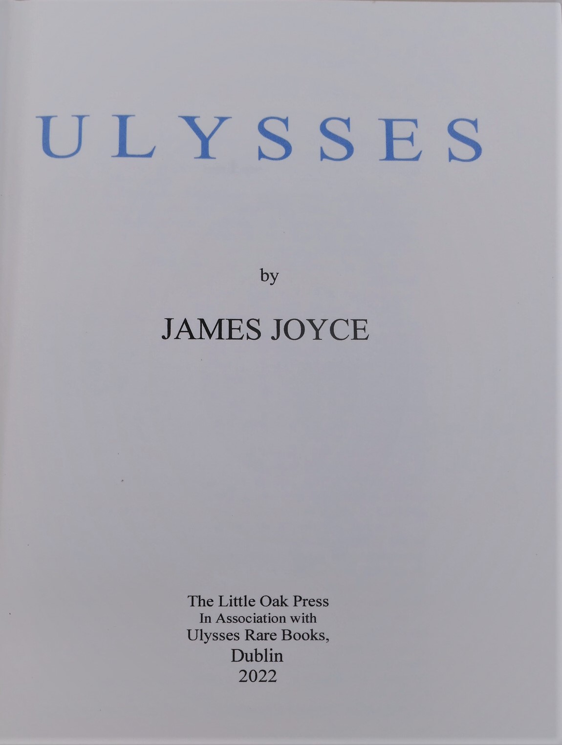 Ulysses. Special Centenary Issue of 26 Lettered Copies (2022) - Image 7