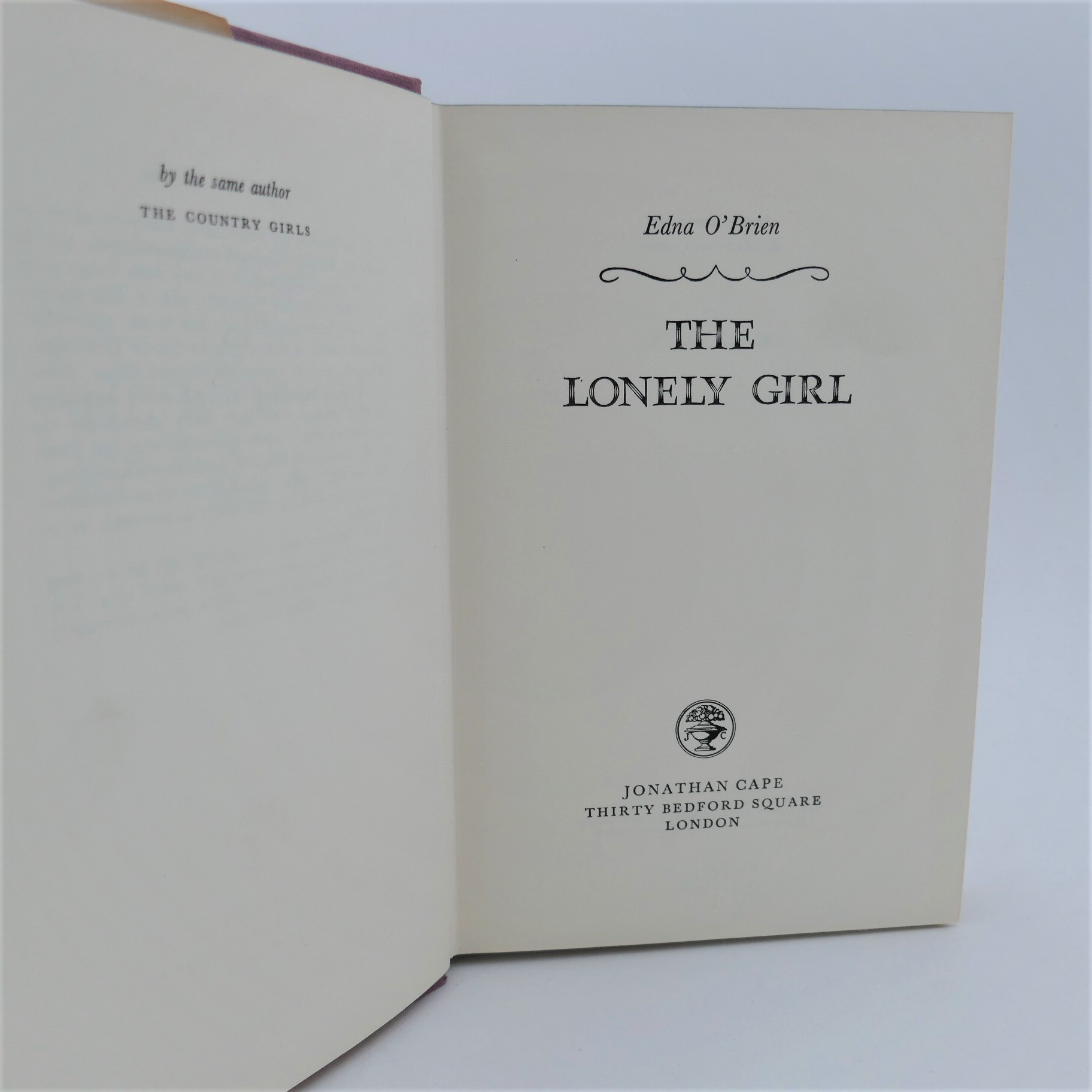 The Lonely Girl. First Edition (1962) - Image 3