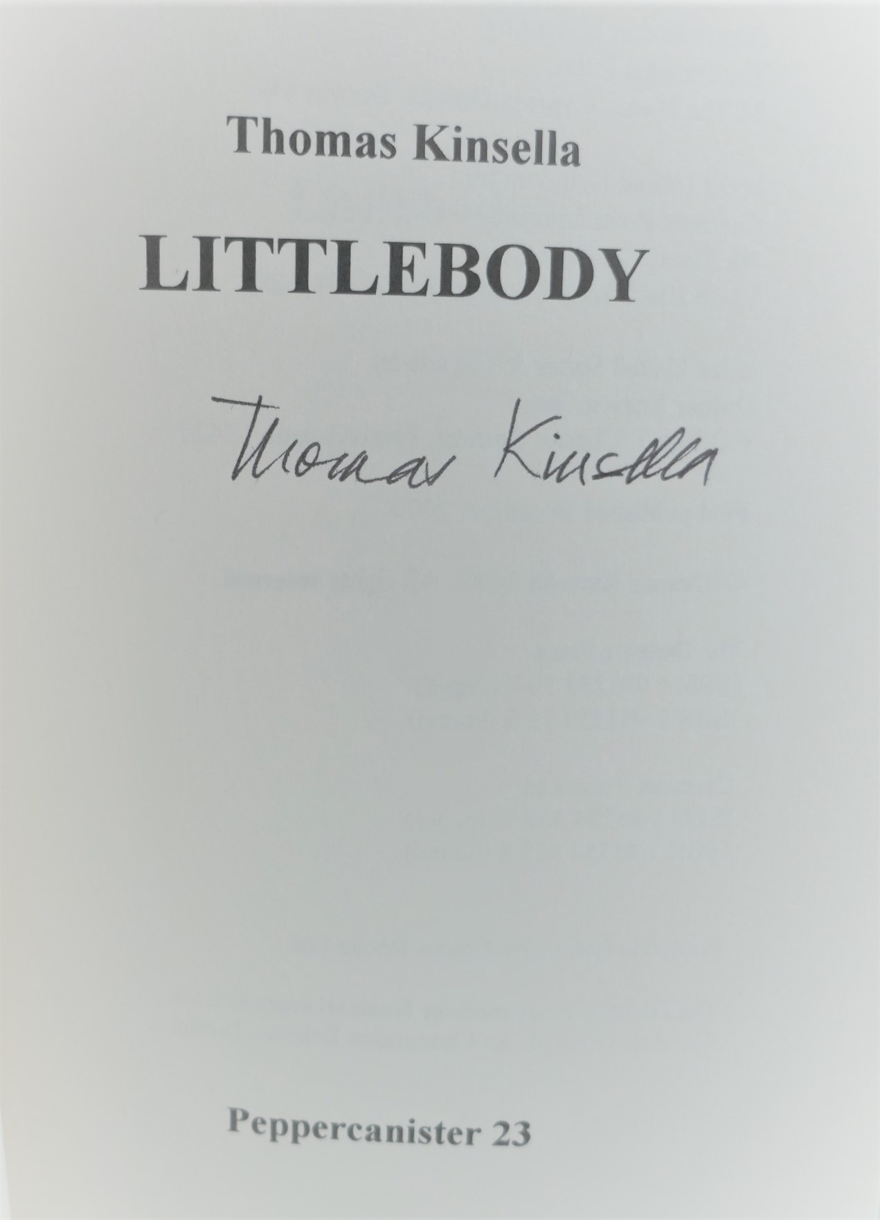 Littlebody. Author Signed (2000) - Image 2