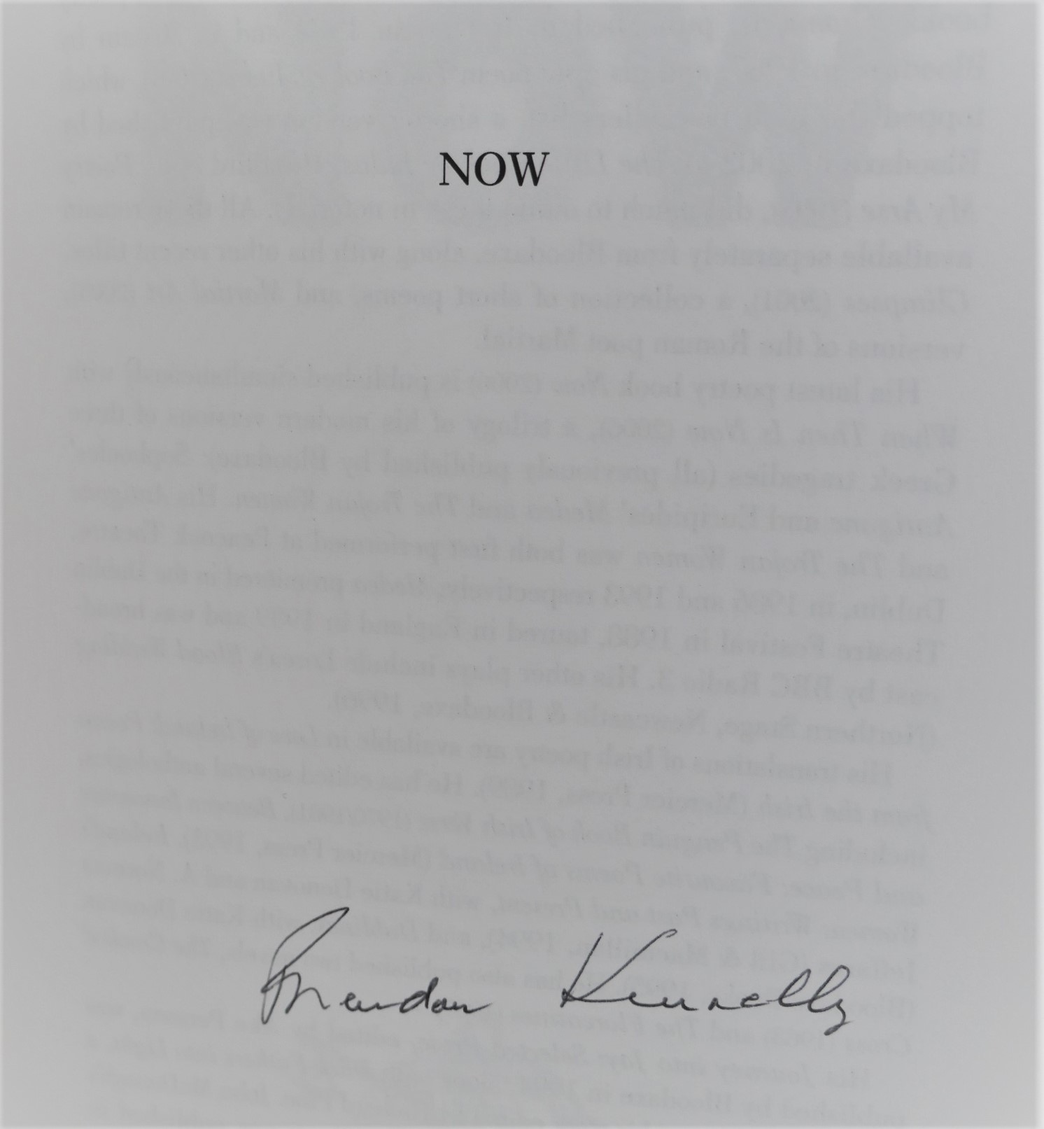 Now. Signed by the Author (2006) - Image 2