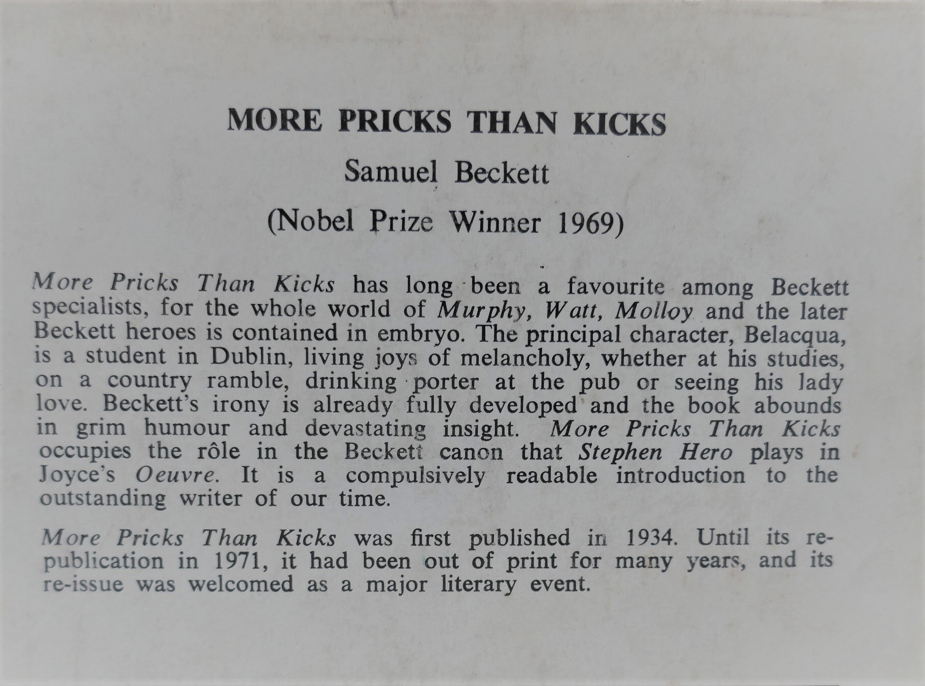 More Pricks than Kicks (1970) - Image 2