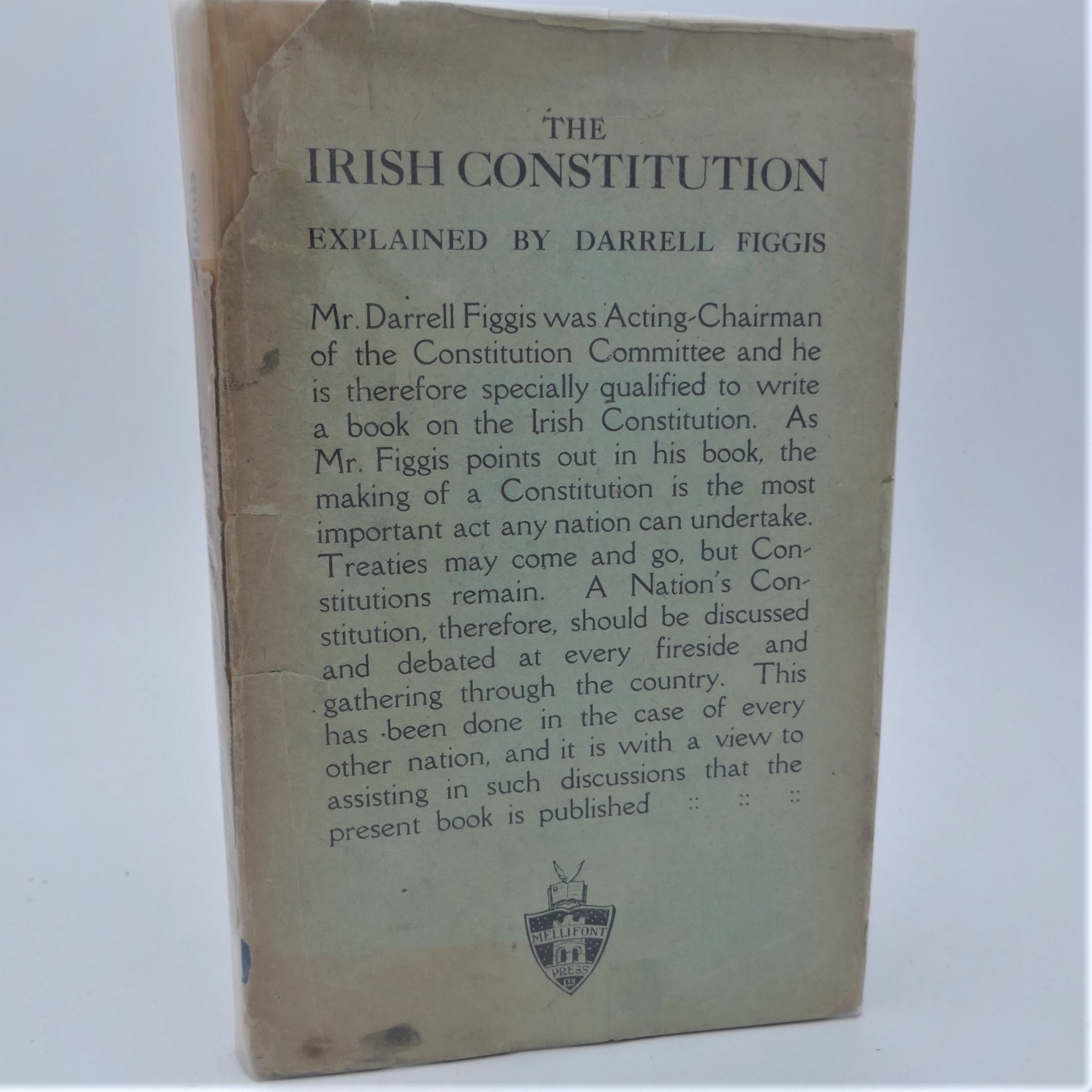 The Irish Constitution Explained by Darrell Figgis (1922)