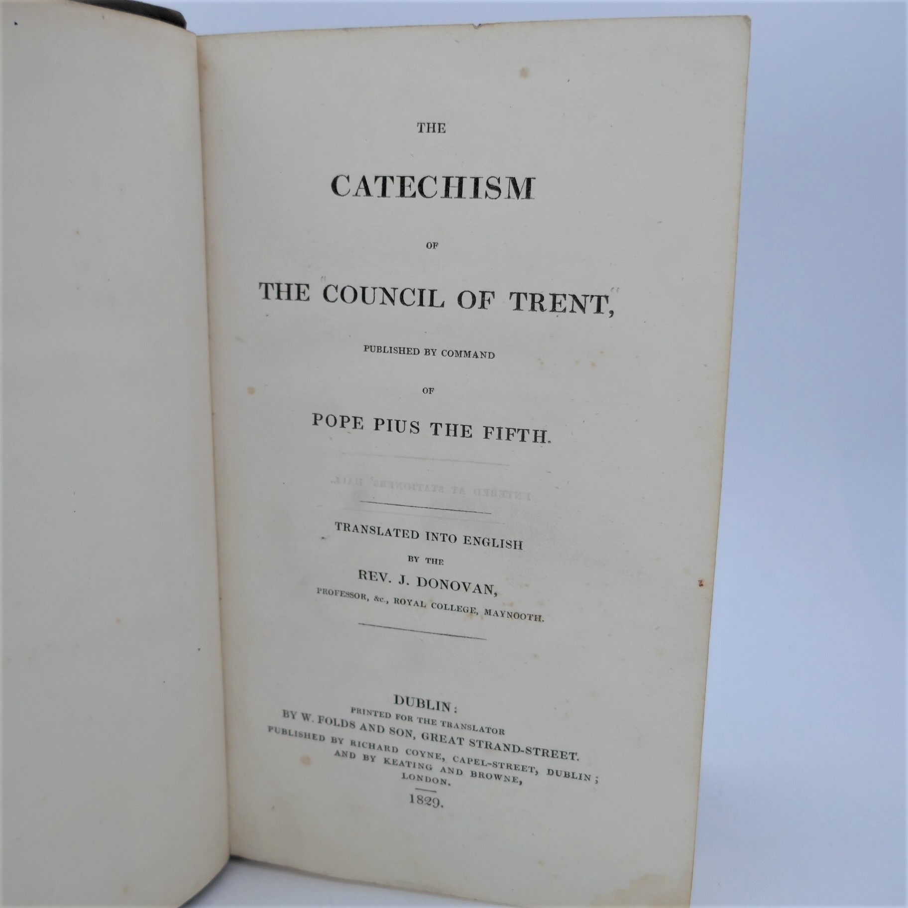 The Catechism of the Council of Trent (1829) - Image 2