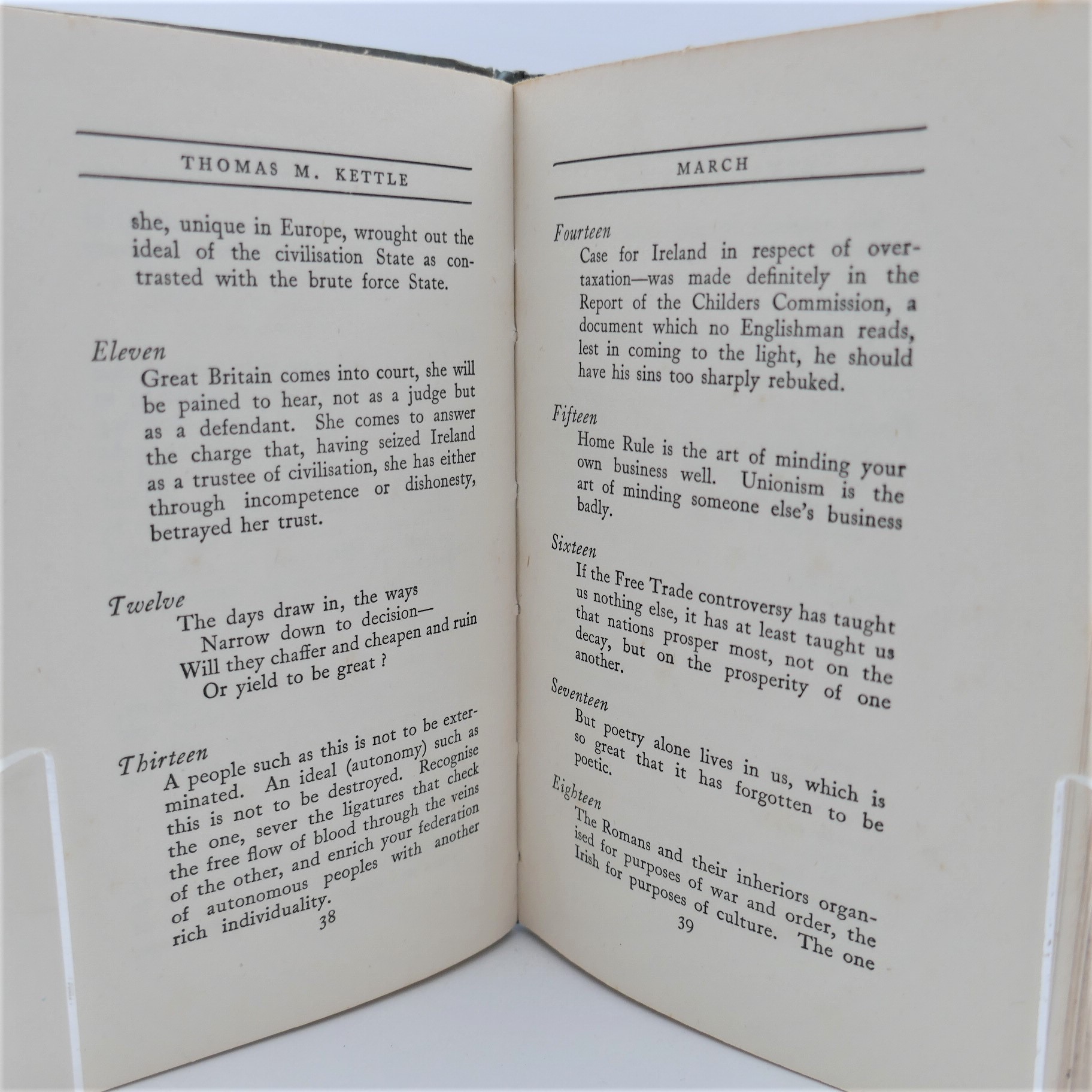 An Irishman's Calendar. Presentation Copy (1938) - Image 4