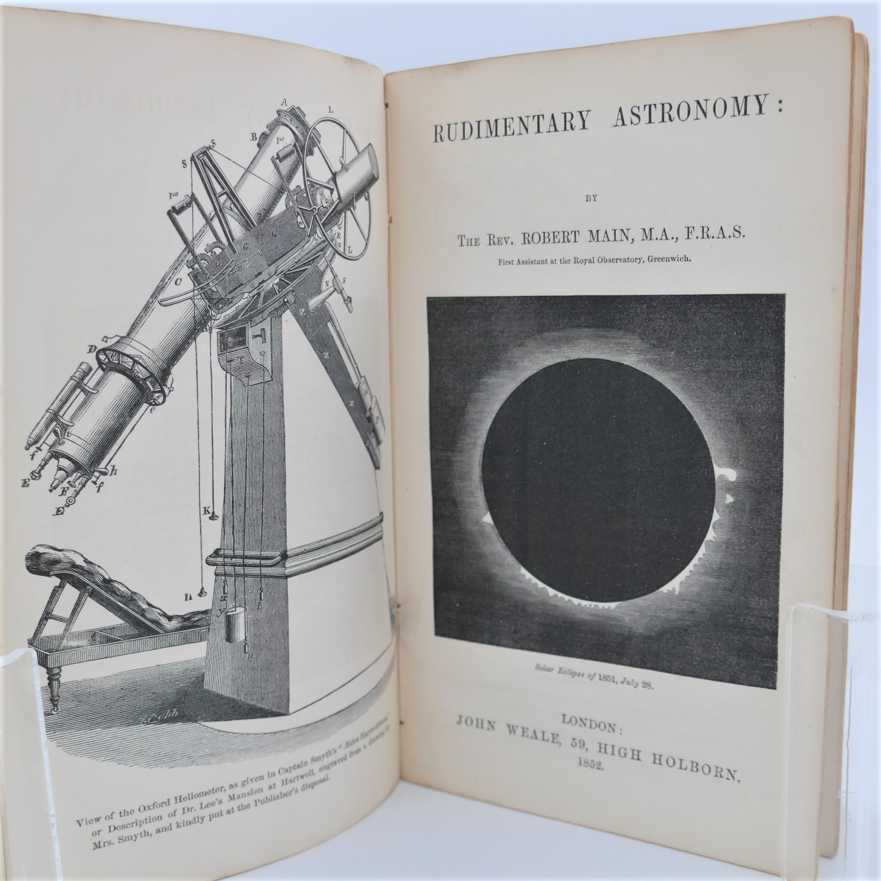 Rudimentary Astronomy. first Edition (1852) - Image 2