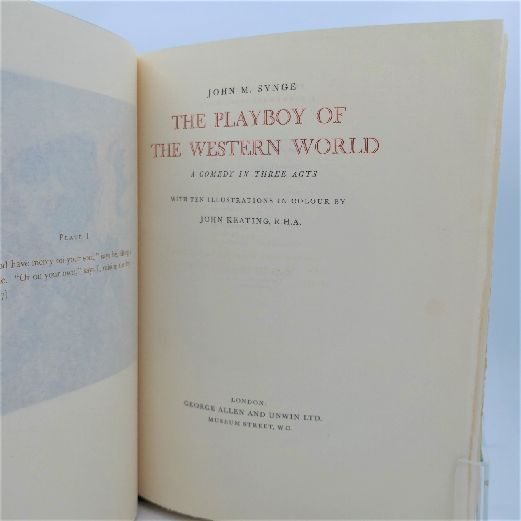 The Playboy of the Western World. Illustrated by John Keating (1927) - Image 2
