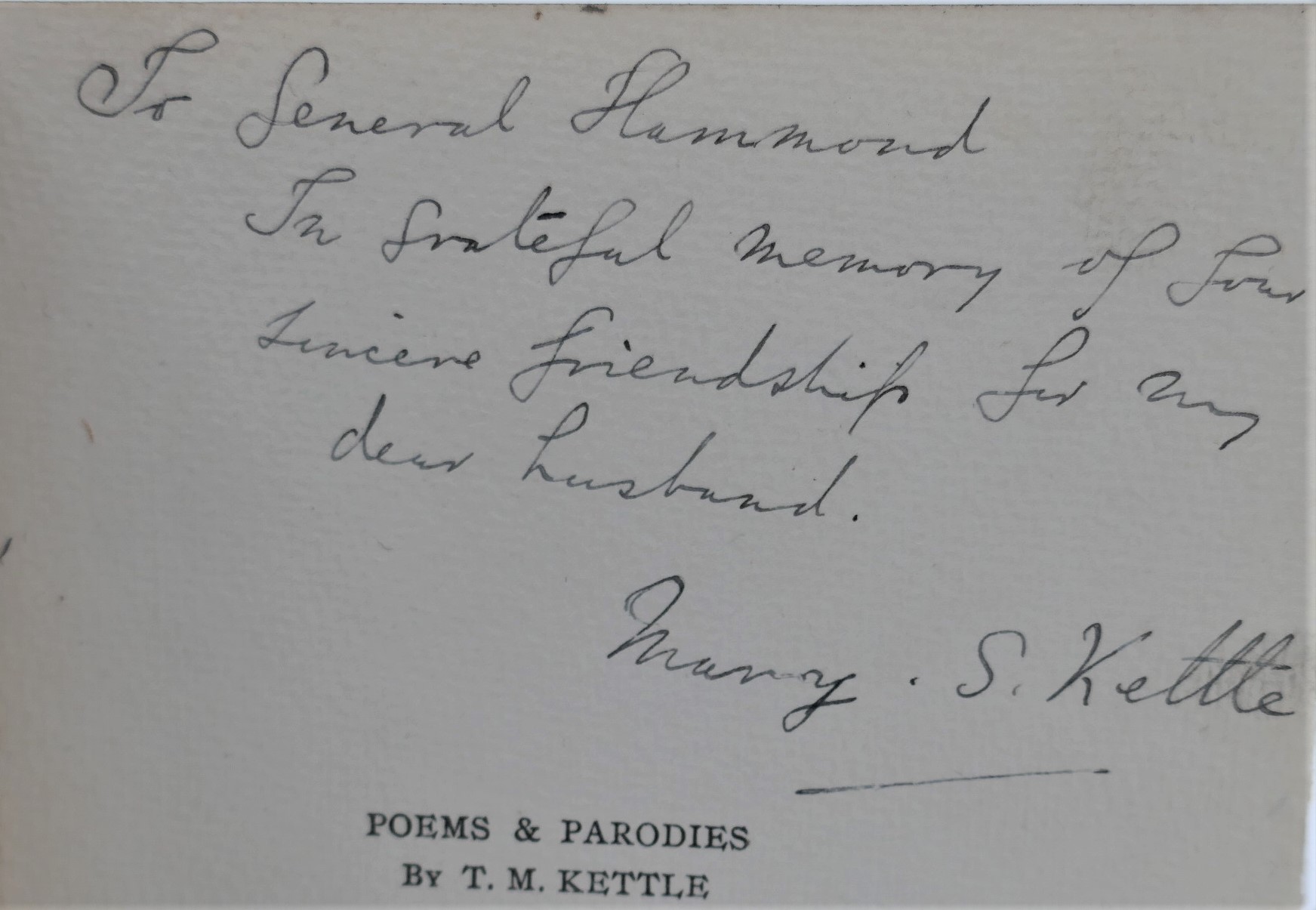 Poems and Parodies. Presentation Copy (1916) - Image 4