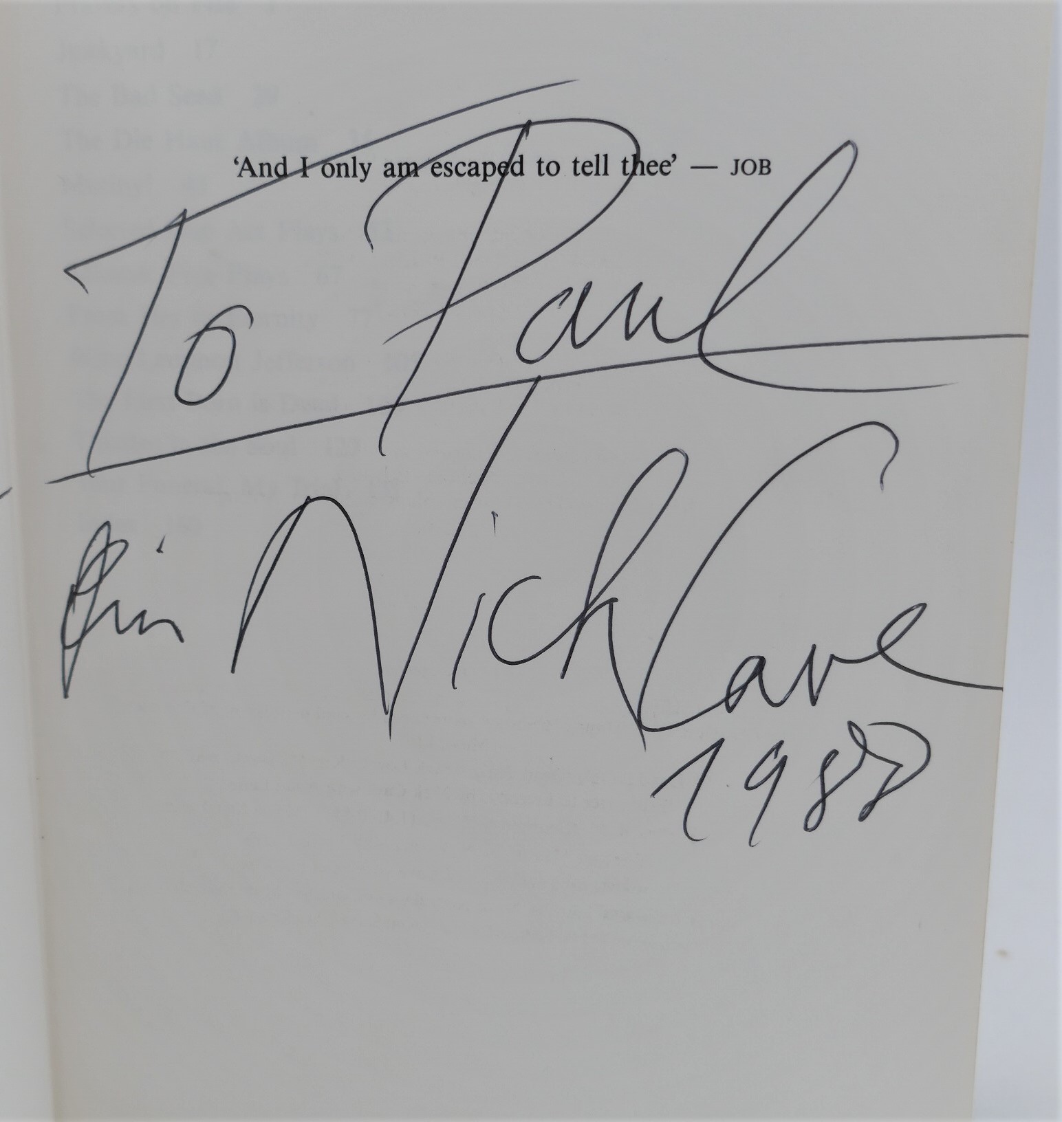 King Ink. Inscribed by the Author (1988) - Image 3