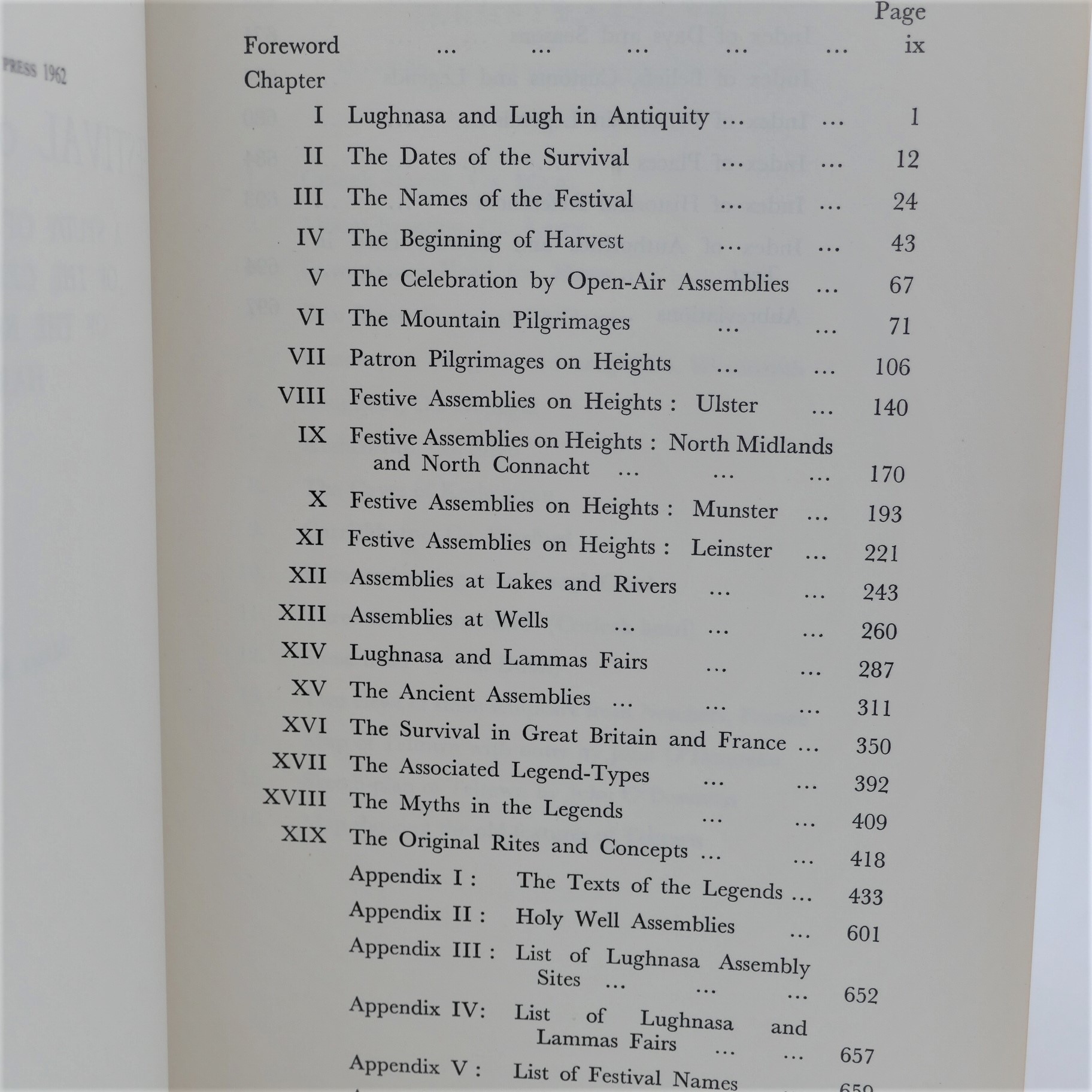 The Festival of Lughnasa. First Edition (1962) - Image 3