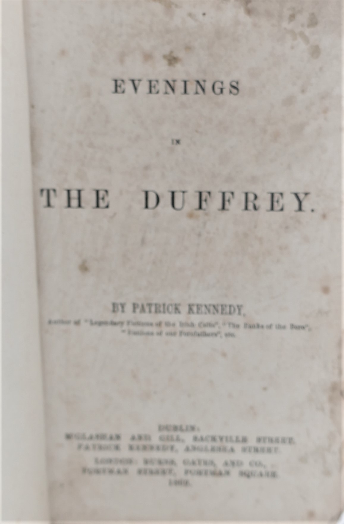 Evenings in The Duffrey (1869)