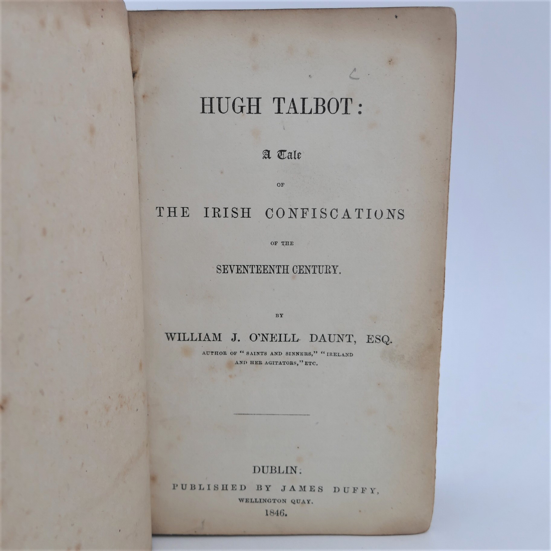 Hugh Talbot: A Tale of The Irish Confiscations (1846) - Image 3