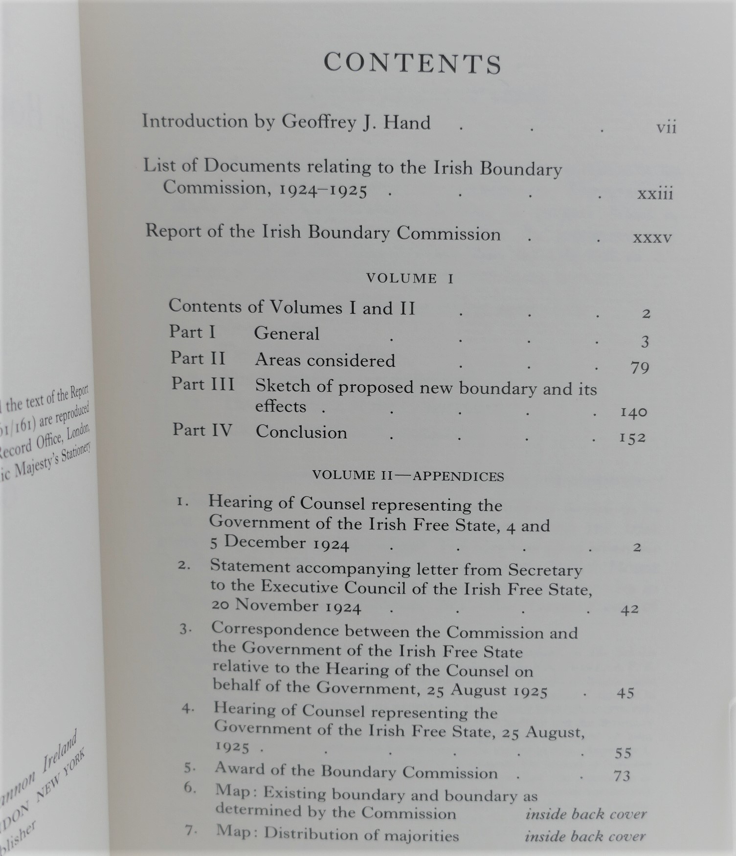 Report of the Irish Boundary Commission (1969) - Image 2