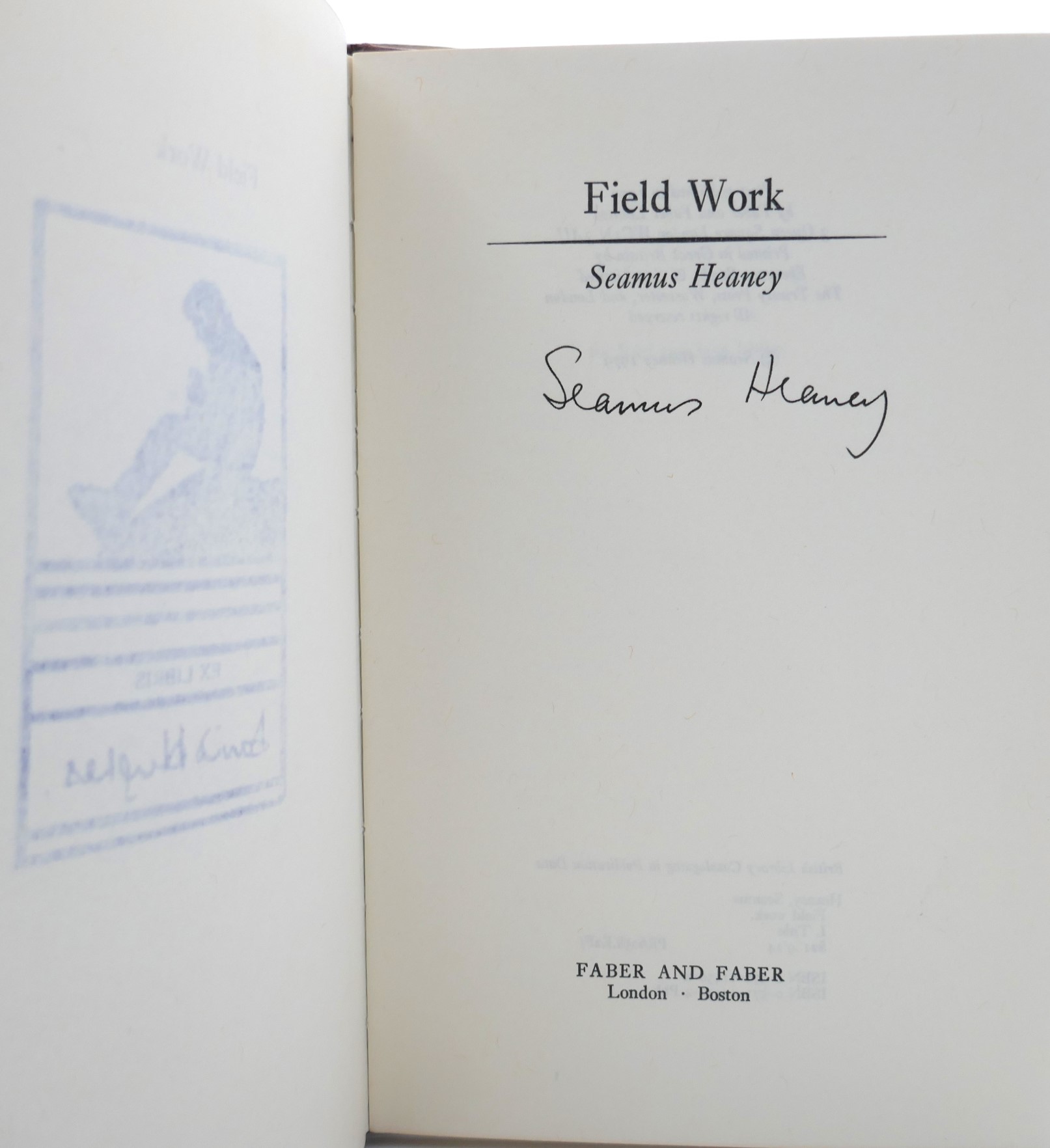 Field Work. First Edition (1979) - Image 3