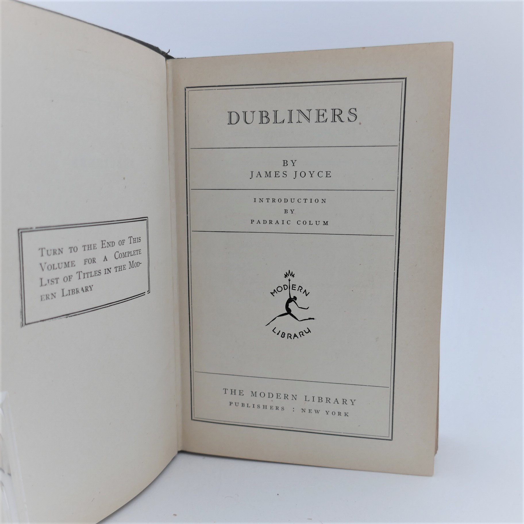 Dubliners. First Modern Library Edition (1926) - Image 2