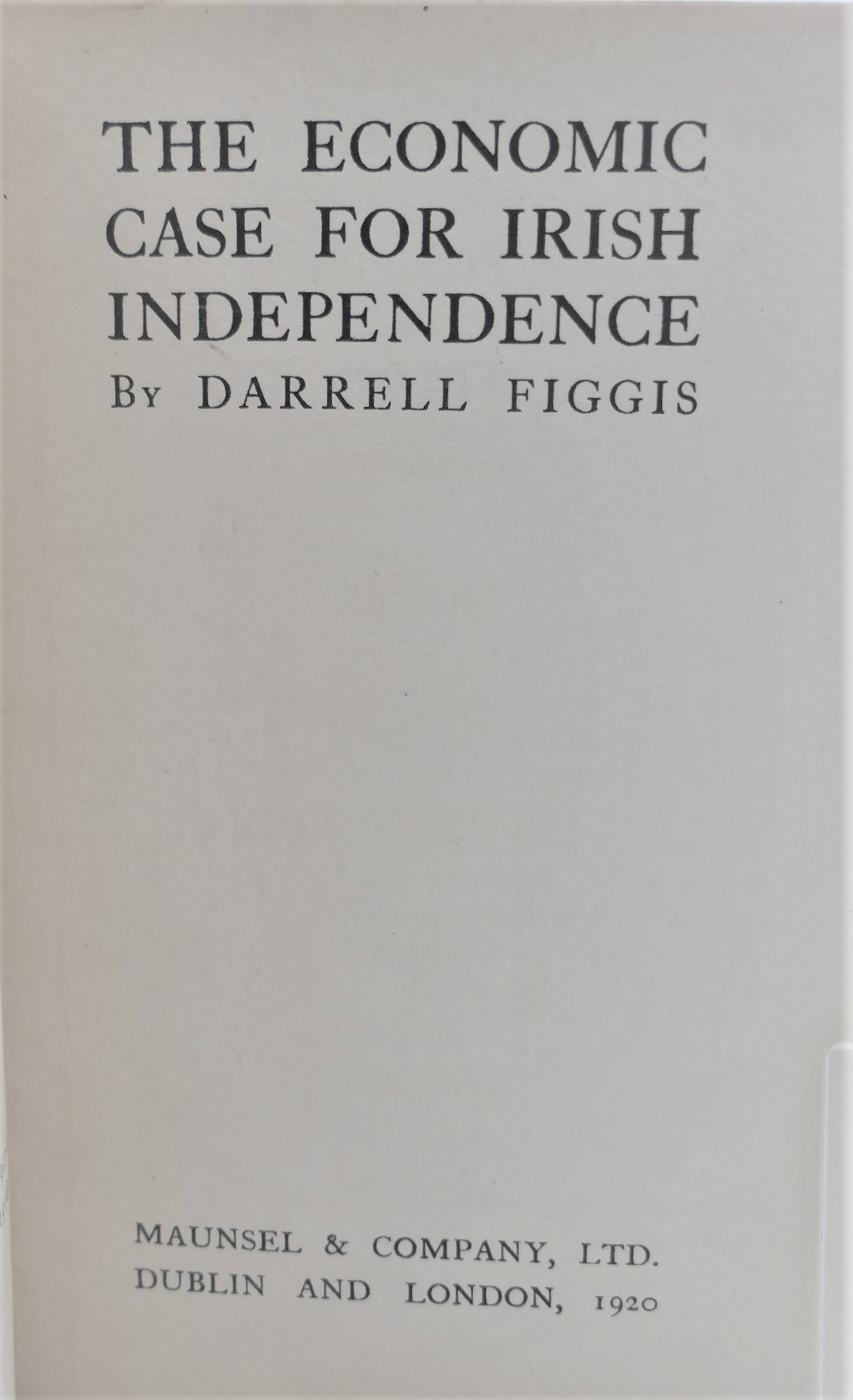 The Economic Case for Irish Independence (1920) - Image 2