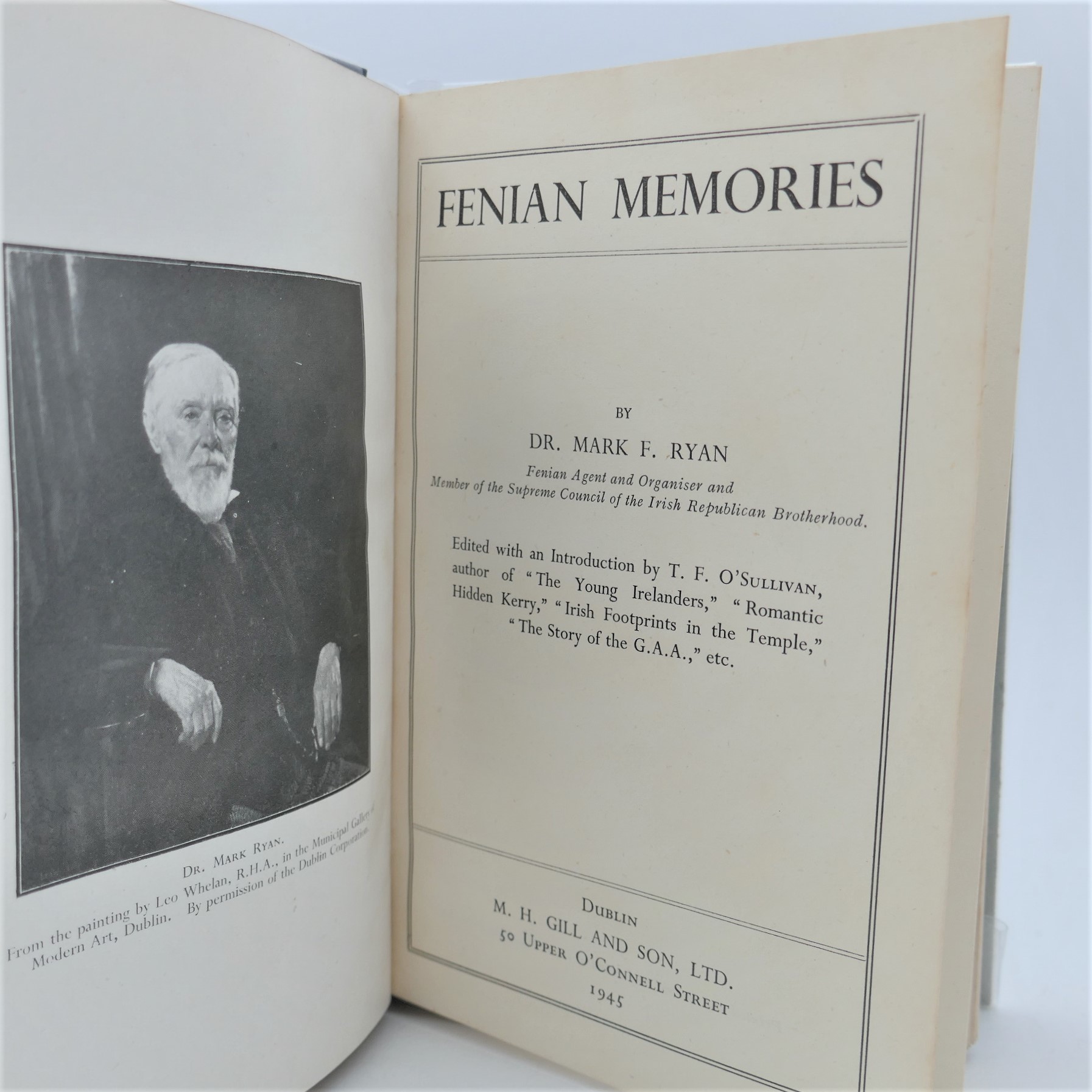 Fenian Memories. Introduction by T.F. O'Sullivan (1945) - Image 2
