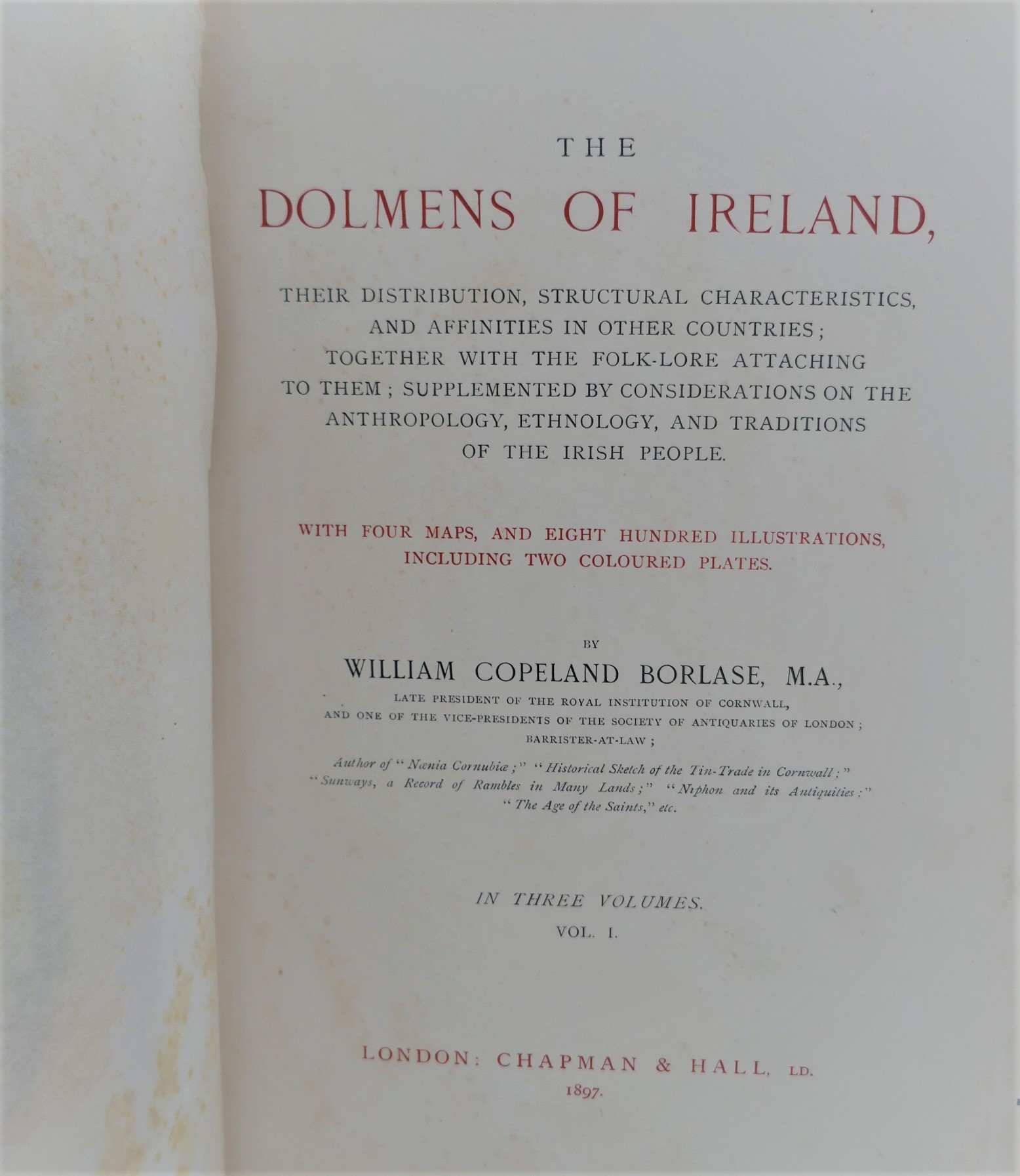 The Dolmens of Ireland. three Volumes (1897) - Image 5