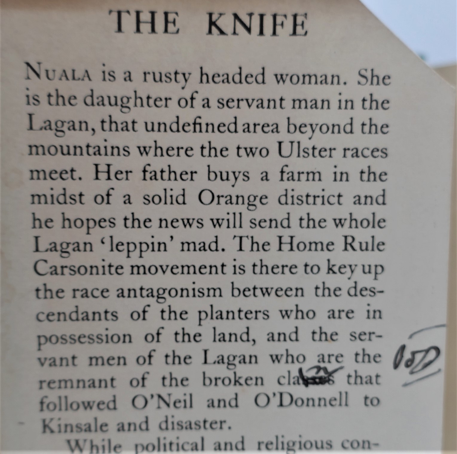 The Knife. Inscribed by the Author (1930) - Image 5