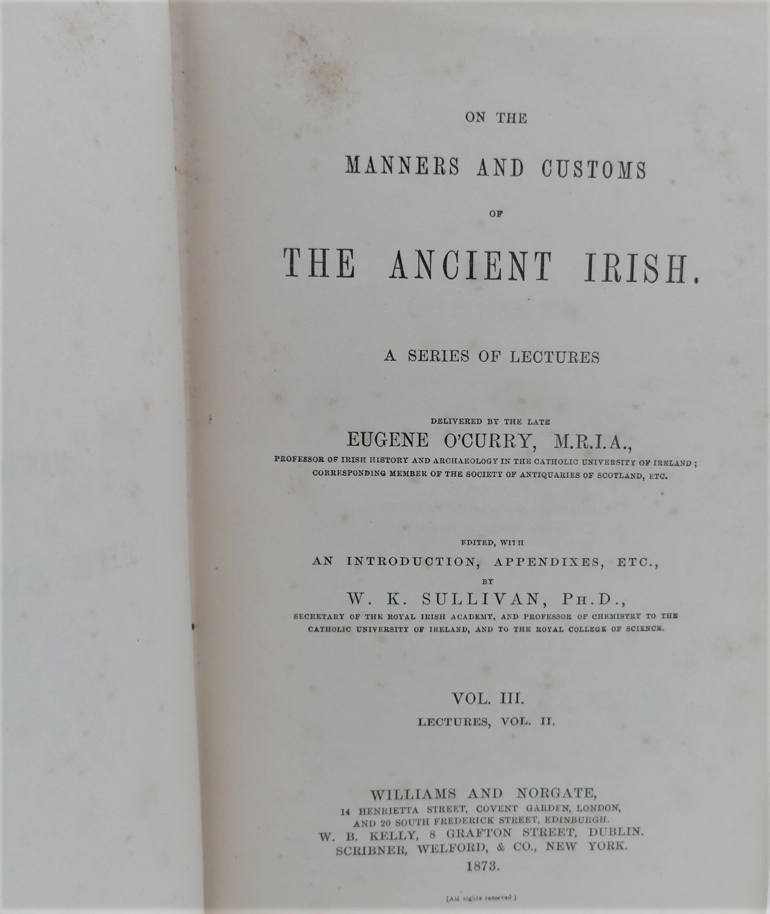 Manners and Customs of the Ancient Irish (1873) - Image 6