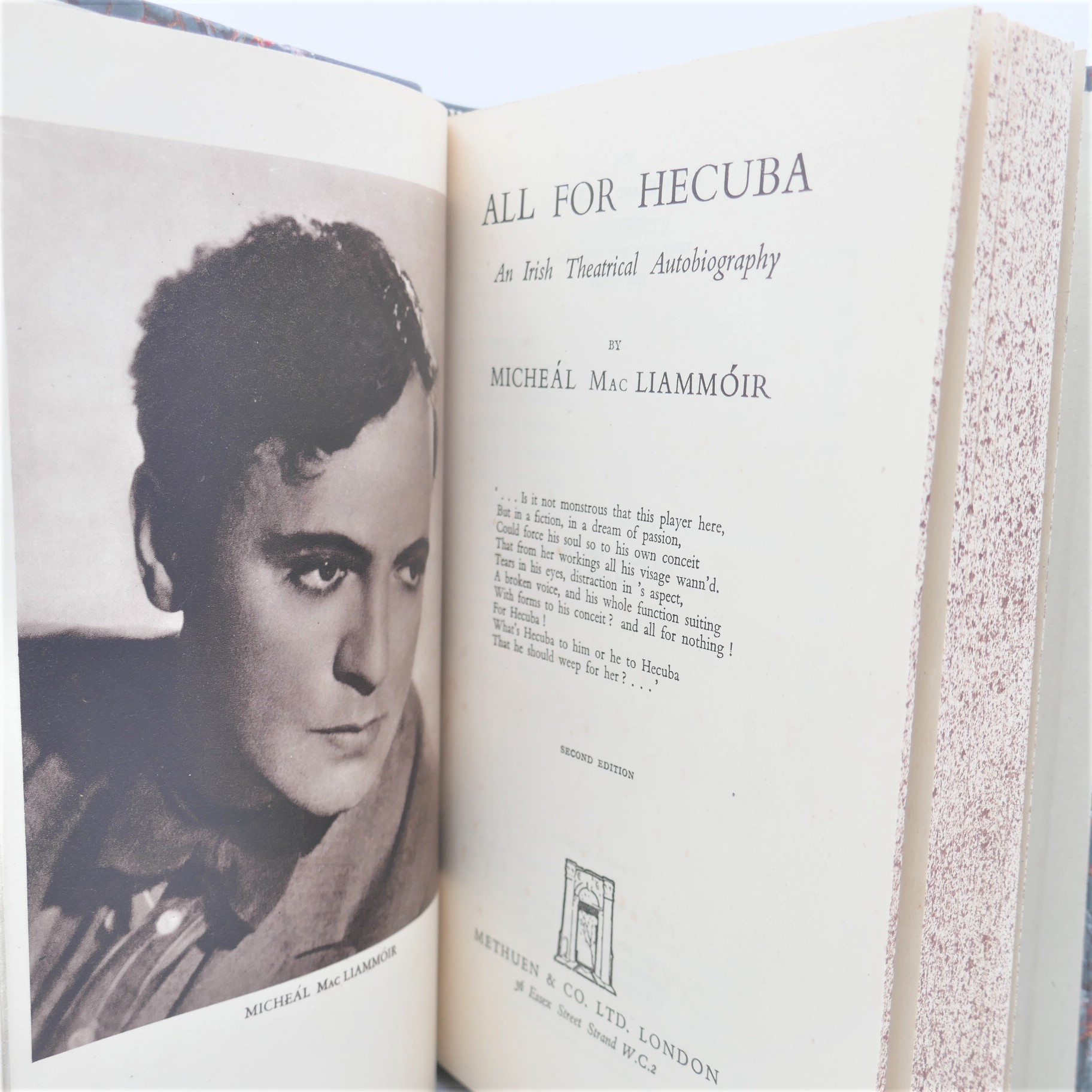 All For Hecuba. Inscribed Copy (1947) - Image 4