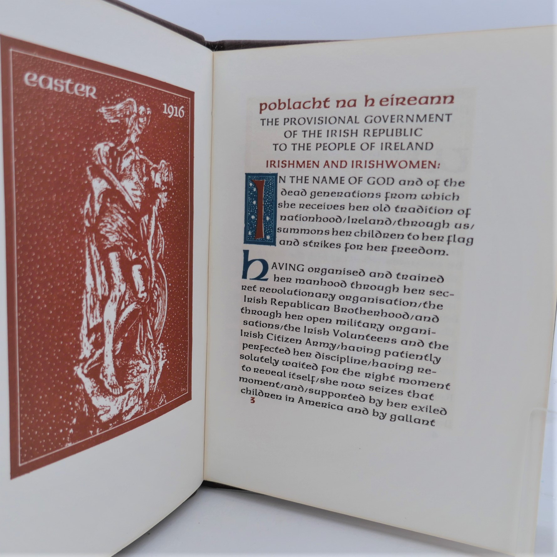 The Easter Proclamation 1916. Special Printing by the Dolmen Press (1975) - Image 2