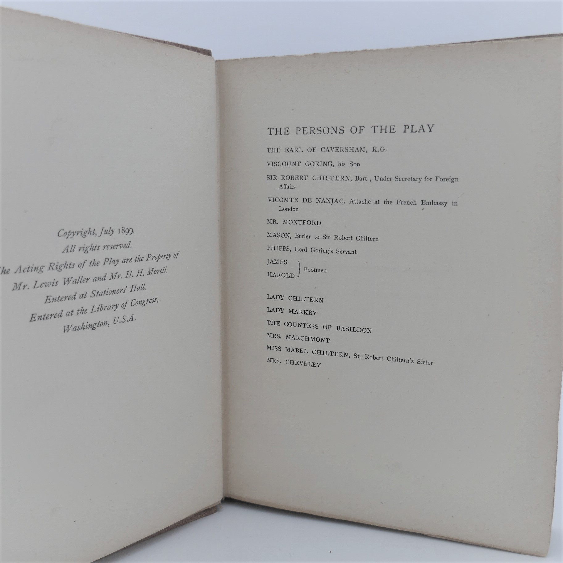 An Ideal Husband. With Author's Inscription (1899) - Image 5
