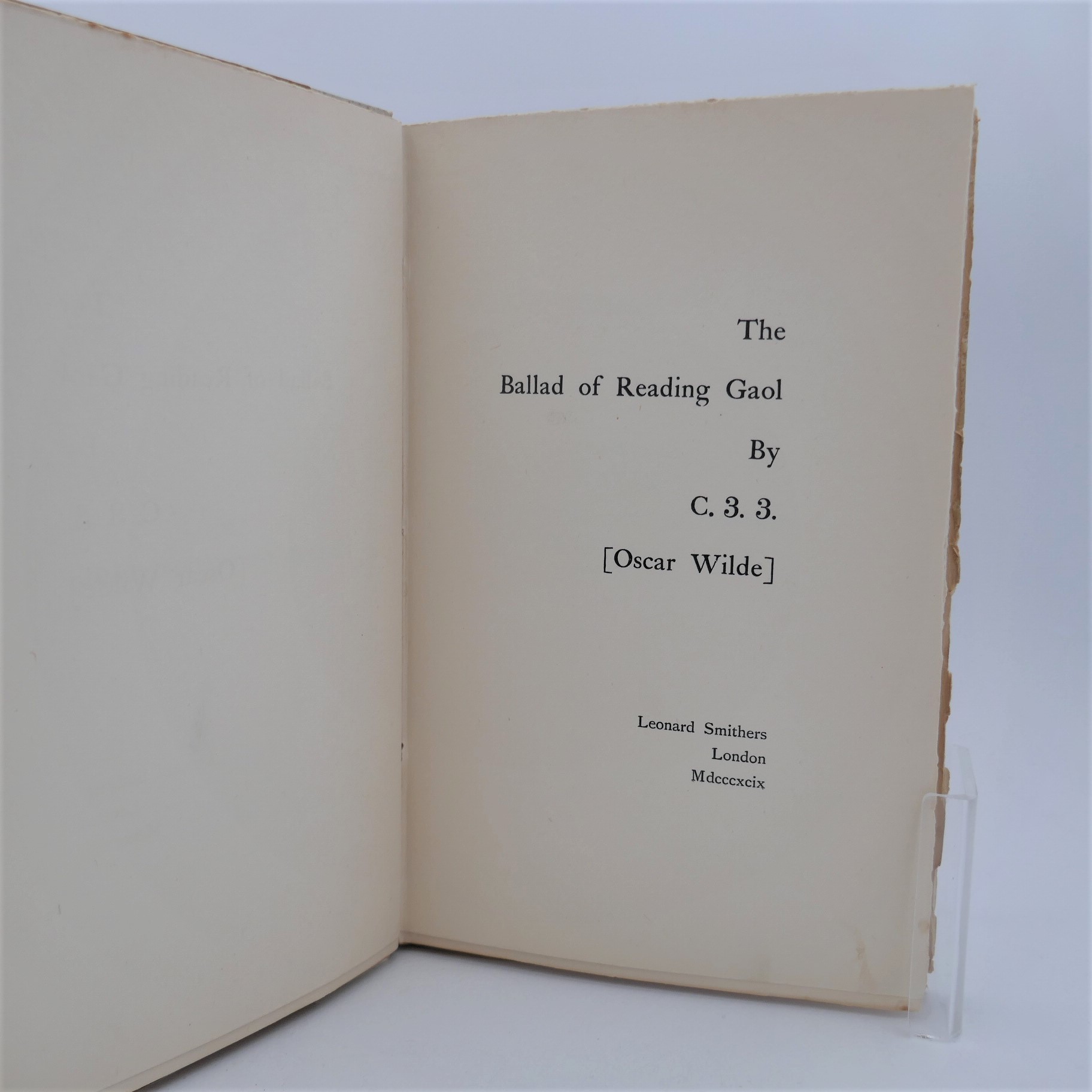 The Ballad of Reading Gaol. By C.3.3. (1905) - Image 3