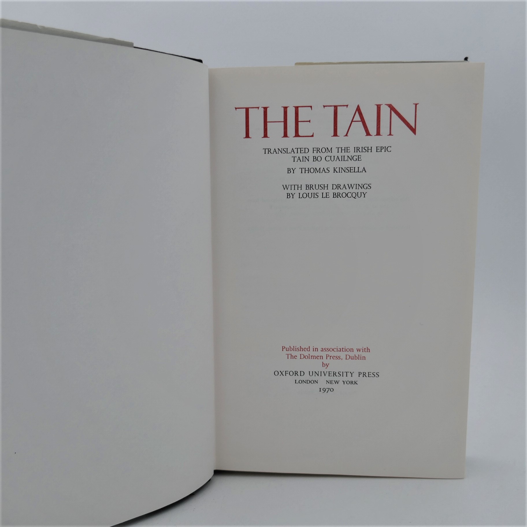 The Tain. Illustrated by Louis Le Brocquy (1970) - Image 3