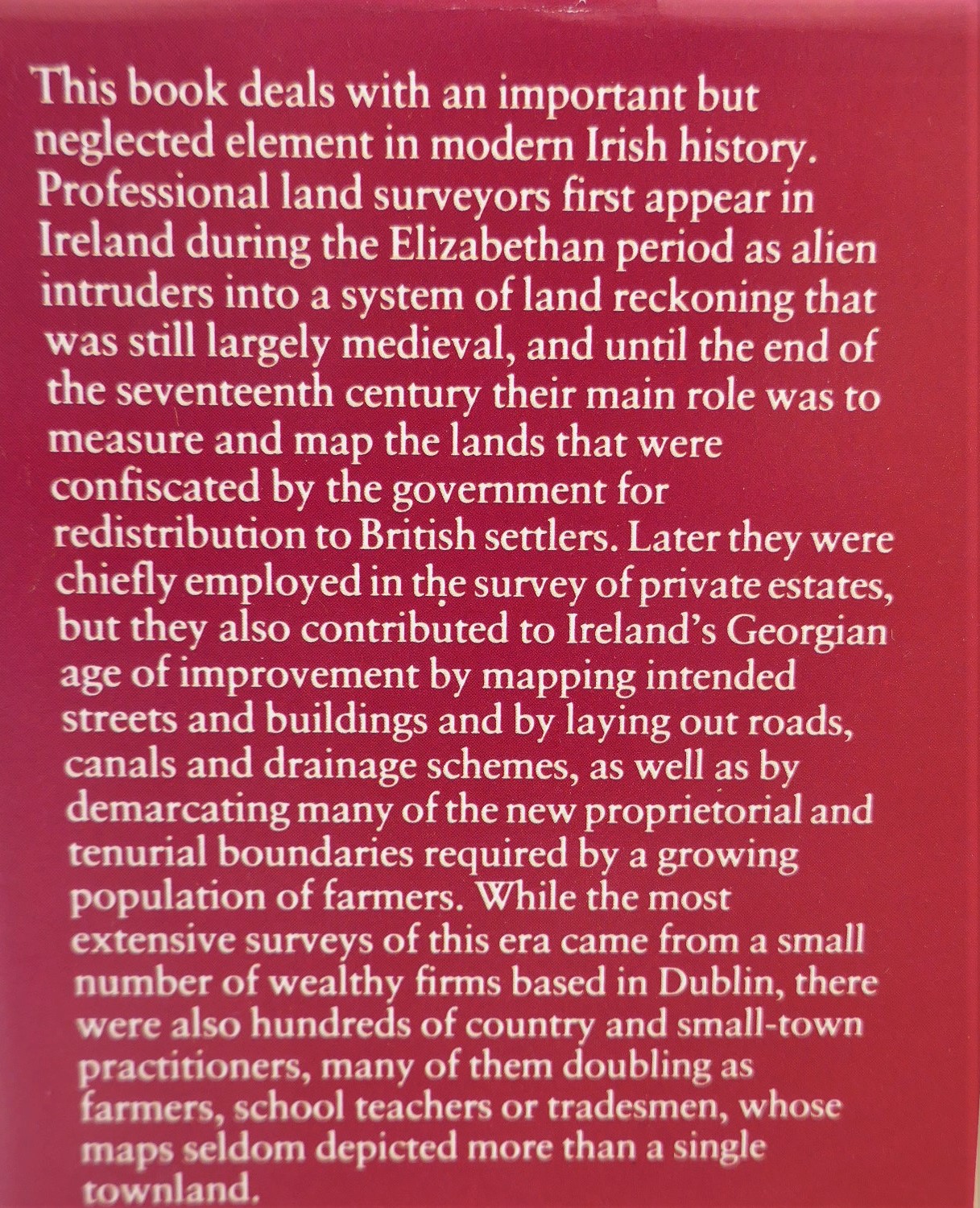 Plantation Acres. The Irish Land Surveyor and his Maps (1985) - Image 3