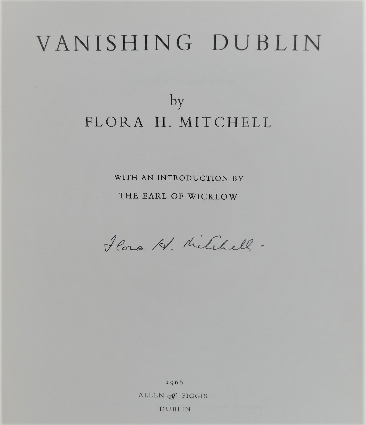 Vanishing Dublin. Signed Copy (1966) - Image 8