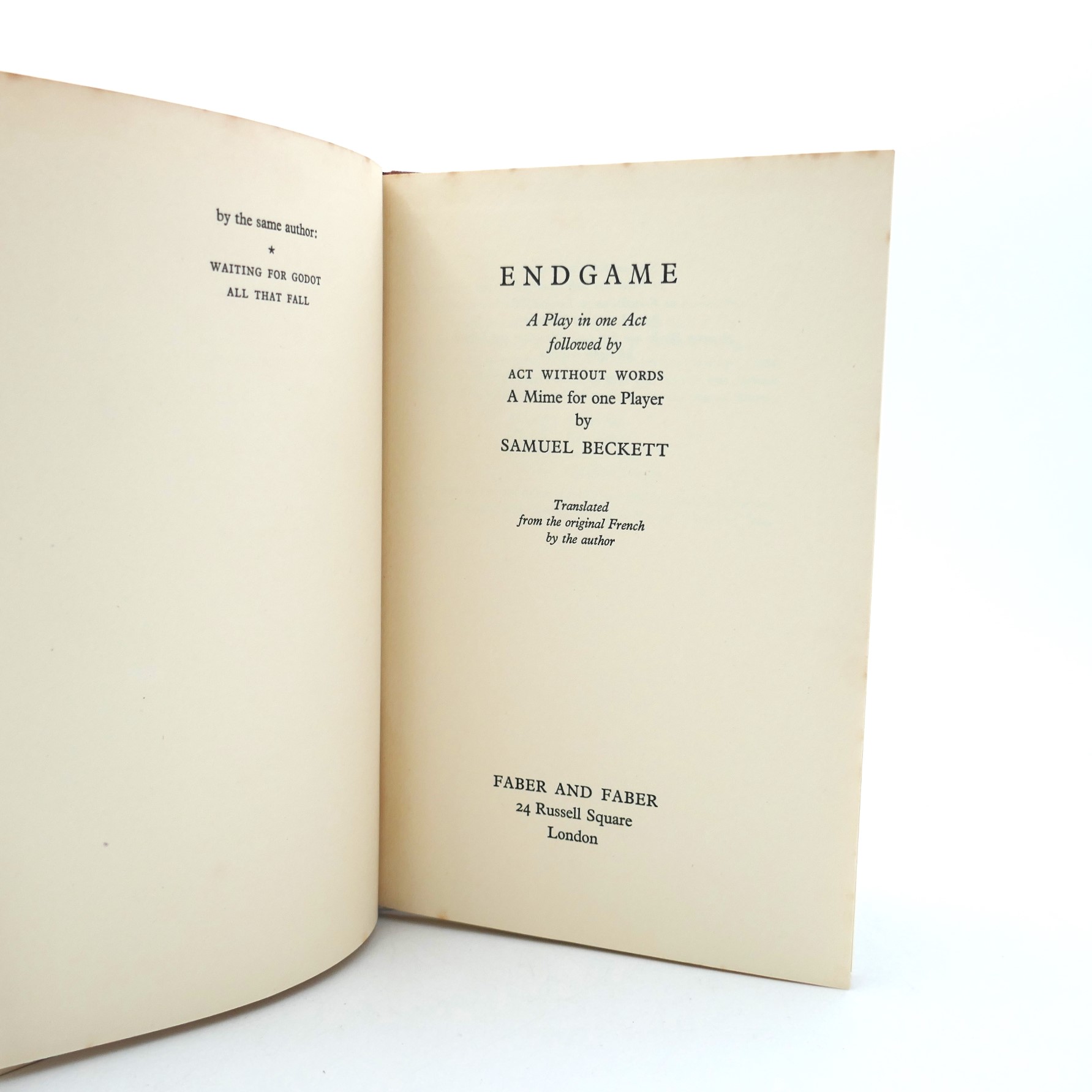 Endgame. A Play in One Act (1958) - Image 3