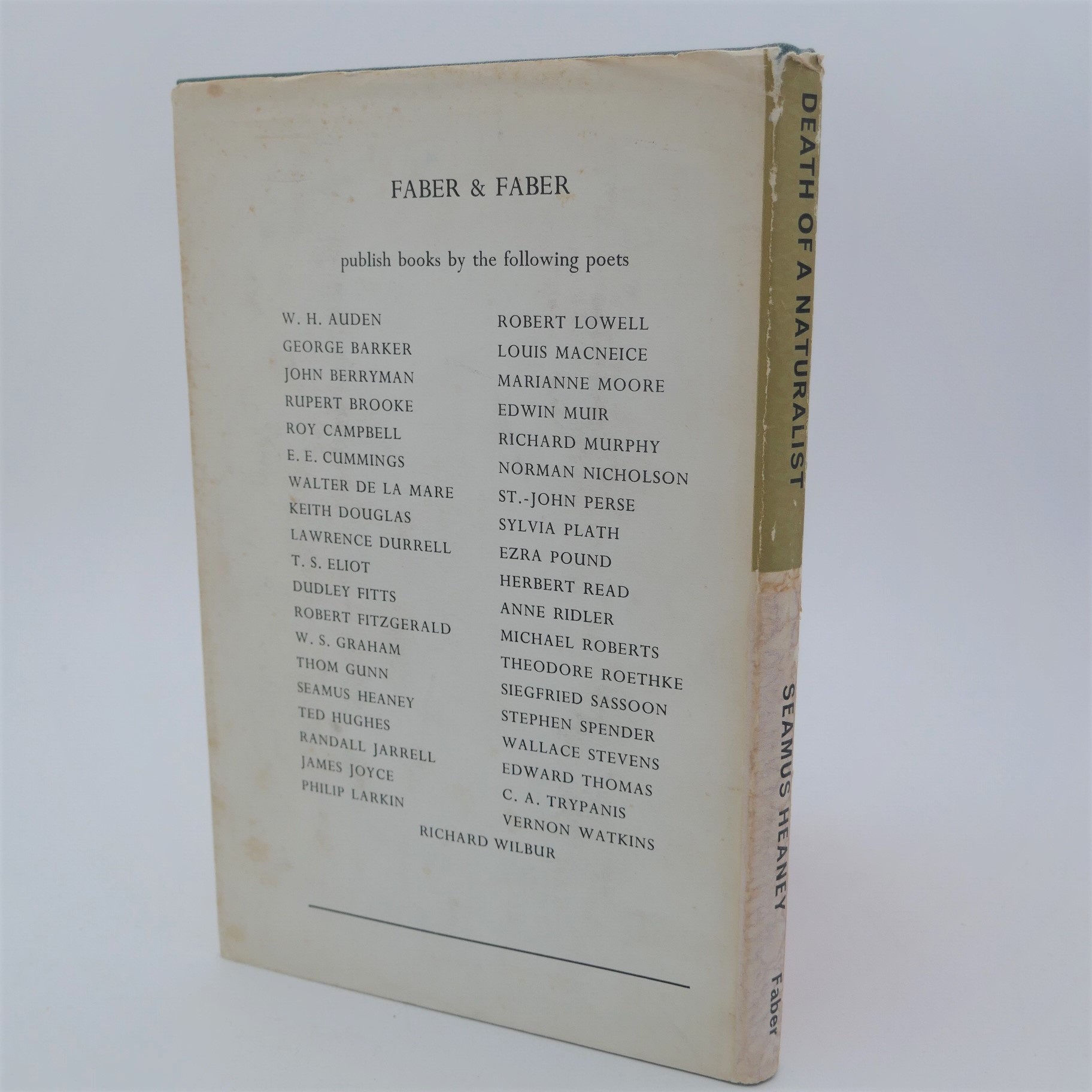Death of a Naturalist. third Impression (1966) - Image 2