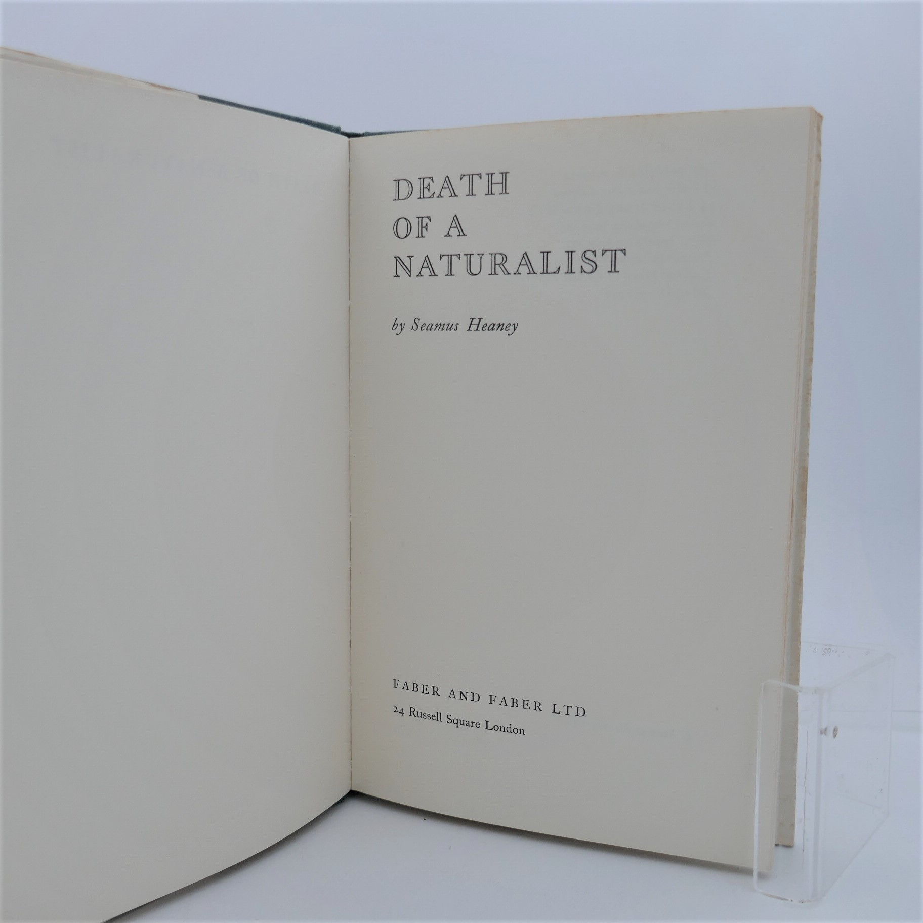 Death of a Naturalist. third Impression (1966) - Image 4