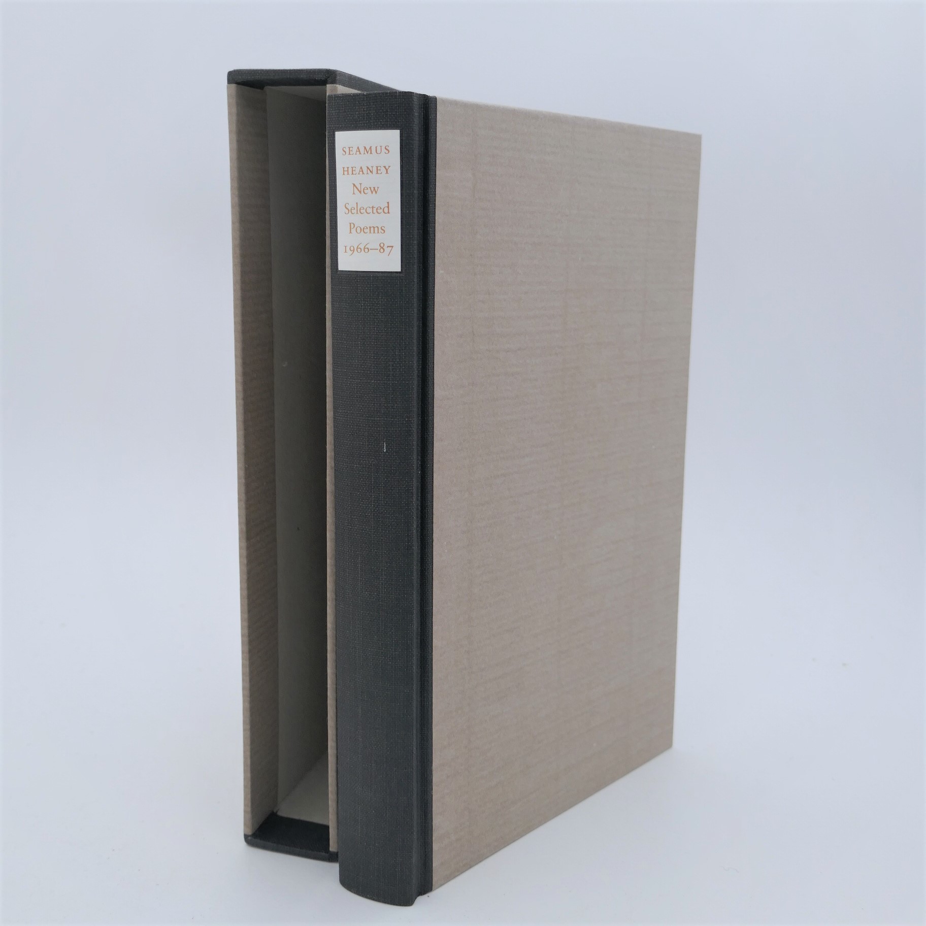 New Selected Poems (1966-1987). Limited Signed Edition