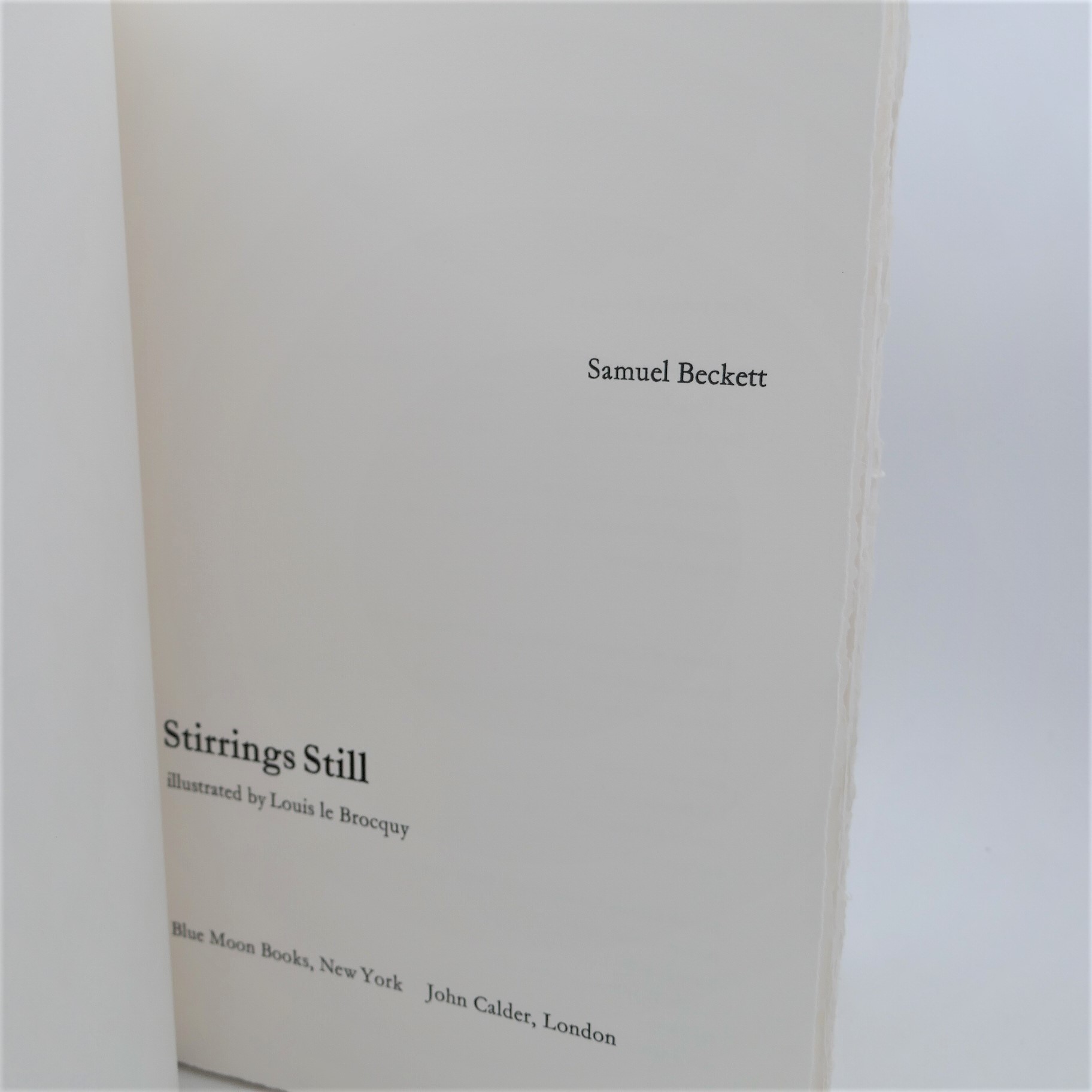 Stirrings Still. Lithographs by Louis Le Brocquy. Limited Edition (1989) - Image 4