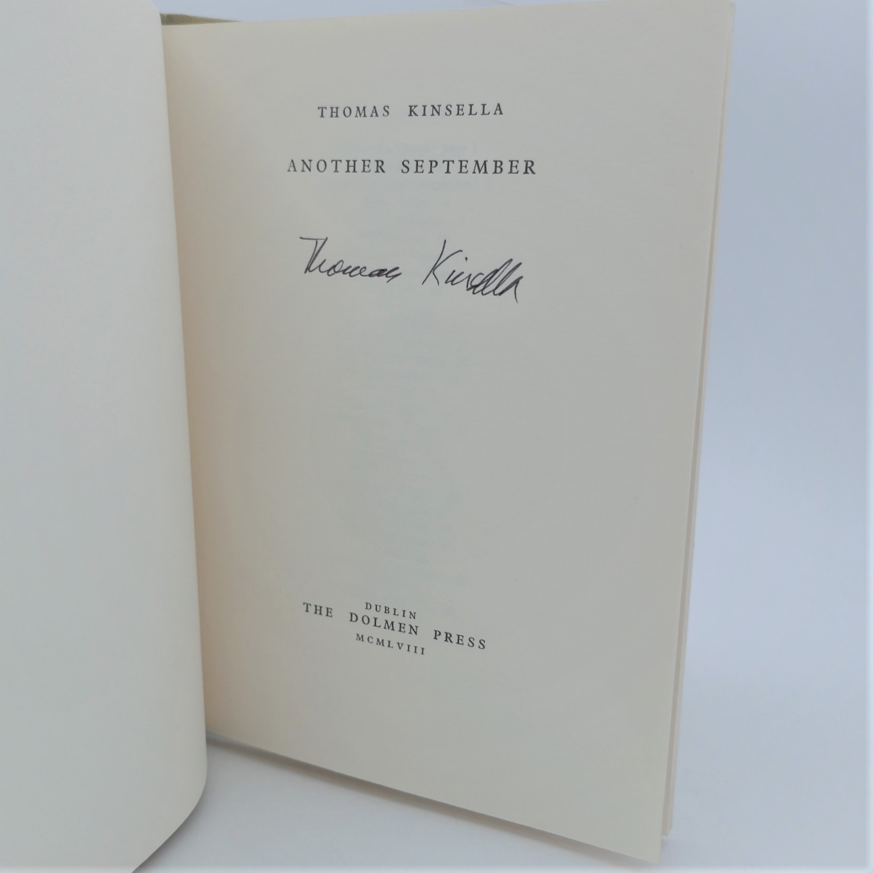 Another September. Author Signed (1958) - Image 3